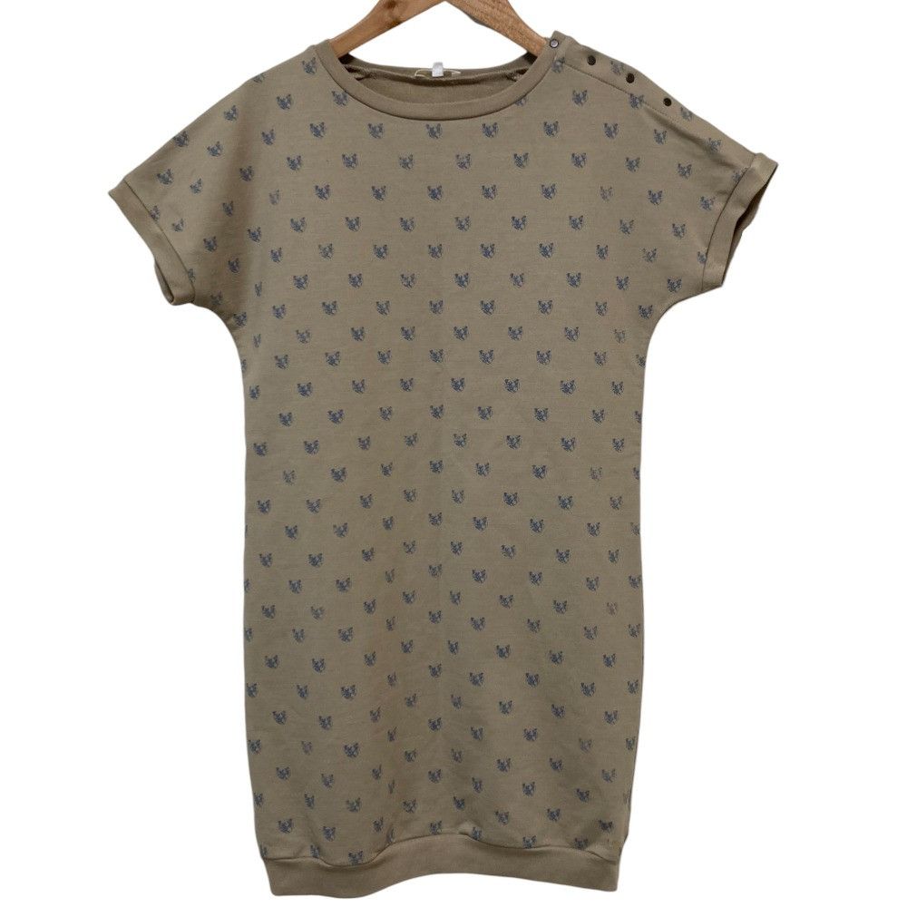 Chloe Chloe Chloe Cat Print Long Sweat Dress Cotton Dresses DUTY FREE for USA Size ONE SIZE - 1 Thumbnail