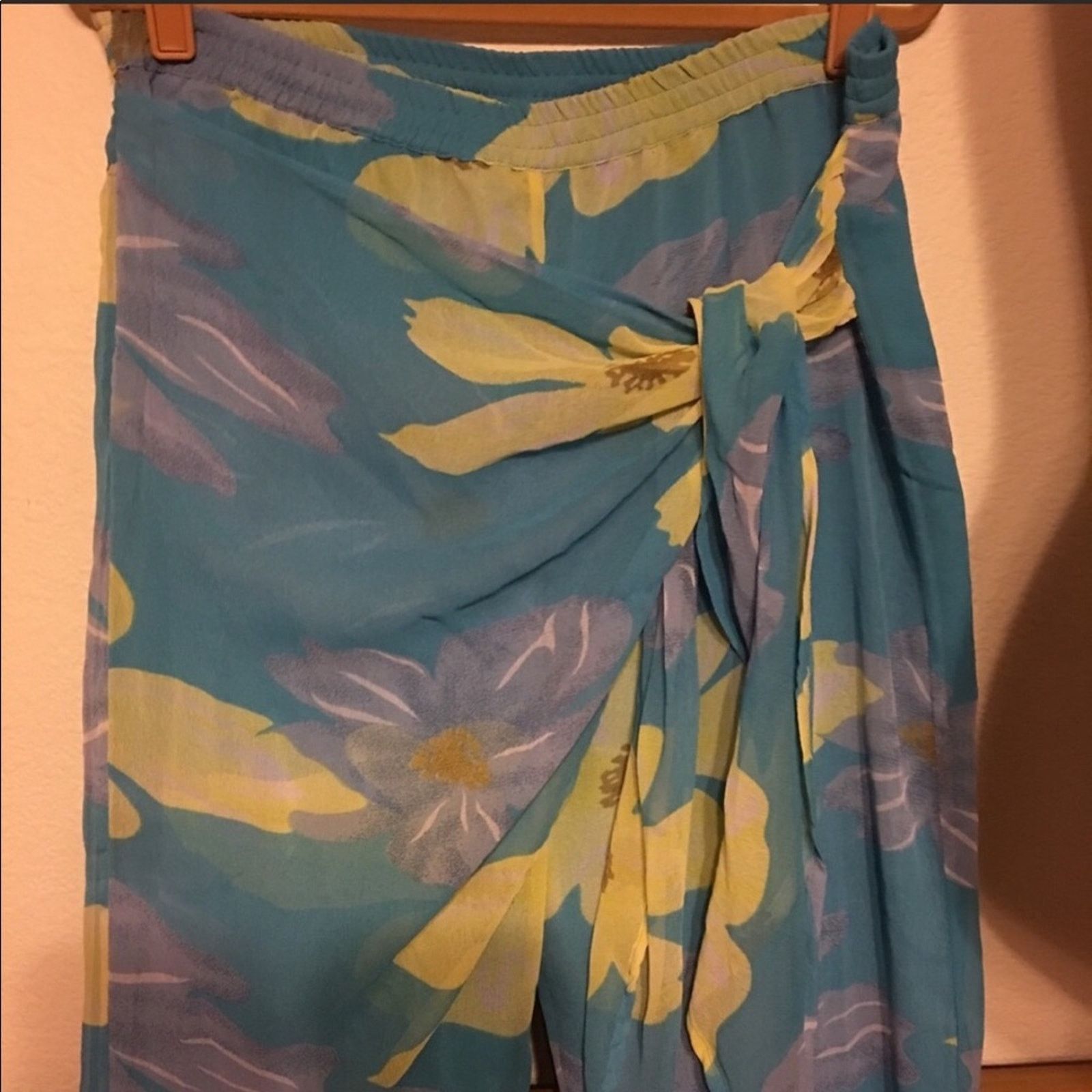 Other Marisol beach Sarong Pants w/sash tie waist NWT L Size 38" / US 16 / IT 52 - 2 Thumbnail