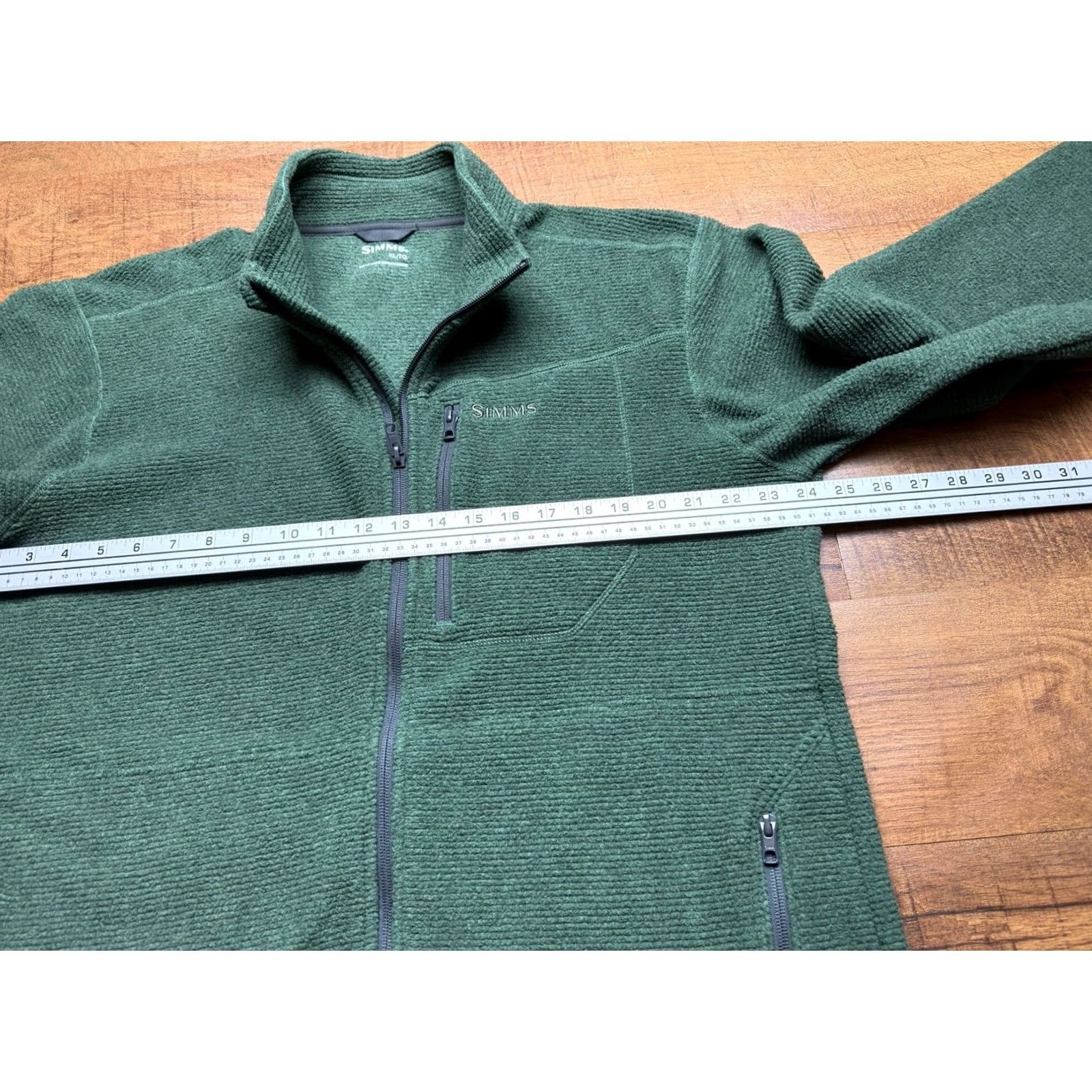 Vintage Simms Rivershed Jacket Mens XL Green Full Zip Quick Dry Fleece Fishing Size US XL / EU 56 / 4 - 7 Thumbnail