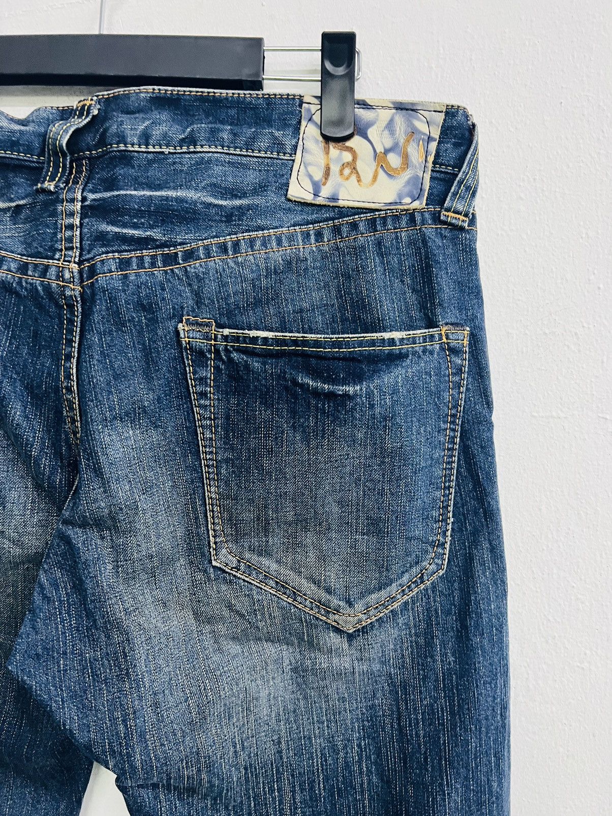 Japanese Brand × Vintage Vintage Blueway Flared Union Made Jeans Size US 32 / EU 48 - 14 Thumbnail