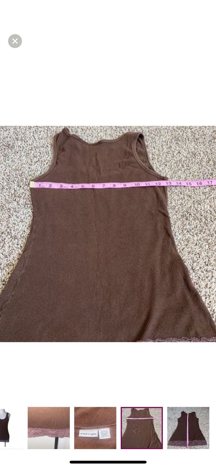 Energie Energie large ribbed tank top Size L / US 10 / IT 46 - 2 Thumbnail