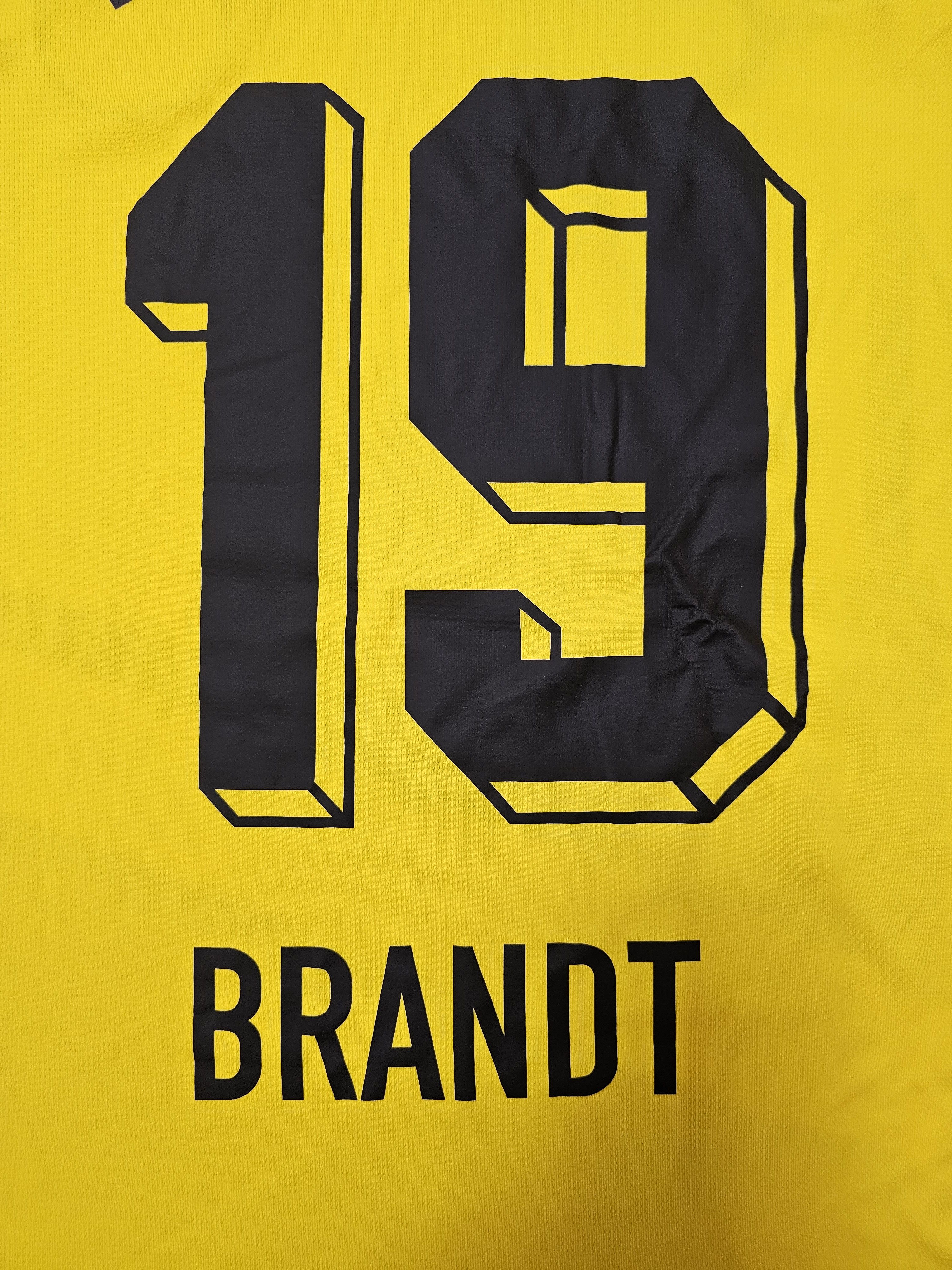 Puma BORUSSIA DORTMUND 2024 HOME BRANDT FOOTBALL SOCCER JERSEY Size US L / EU 52-54 / 3 - 6 Thumbnail