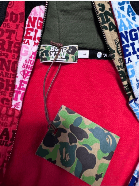 Bape Bape Shark Hooded Jacket Size US L / EU 52-54 / 3 - 3 Thumbnail