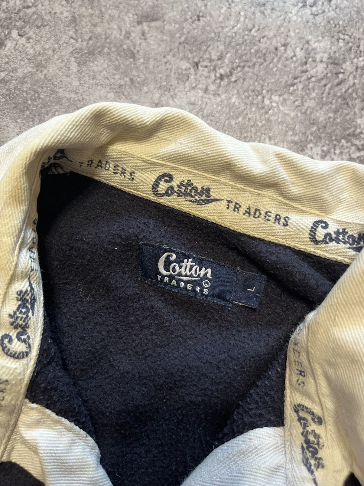 Cotton Traders Vintage England rugby fleece long sleeve shirt Size US L / EU 52-54 / 3 - 6 Thumbnail