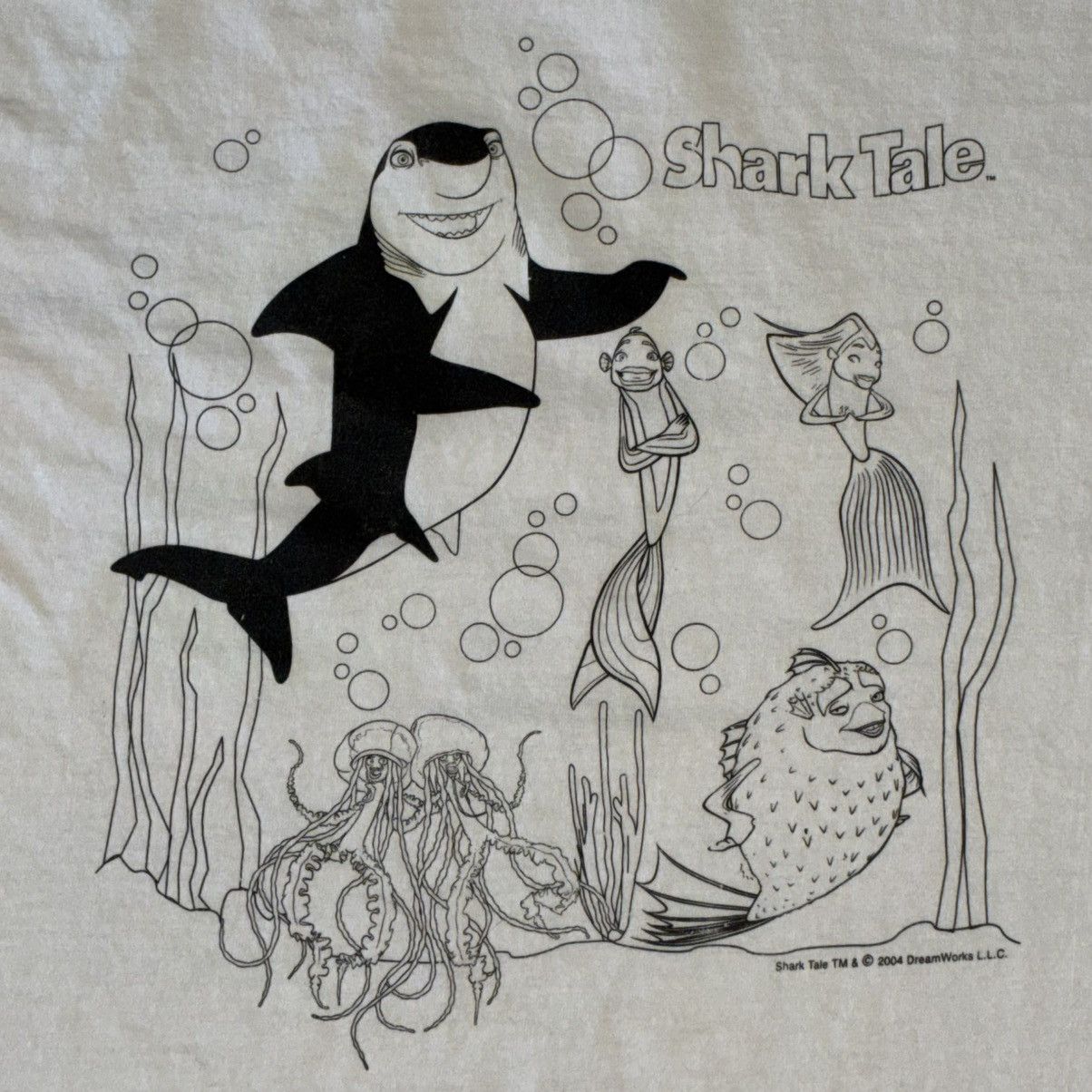 Gildan Shark Tale movie promo cotton tee shirt Size US S / EU 44-46 / 1 - 2 Thumbnail