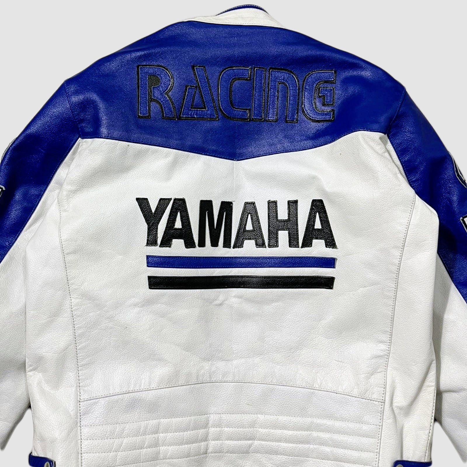 Yamaha YAMAHA Biker Leather Jacket Racing STREETWEAR Size US XL / EU 56 / 4 - 7 Thumbnail