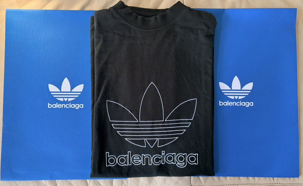 Adidas × Balenciaga Adidas x Balenciaga Oversize T-Shirt Green Sz.1 Size M / US 6-8 / IT 42-44 - 1 Thumbnail