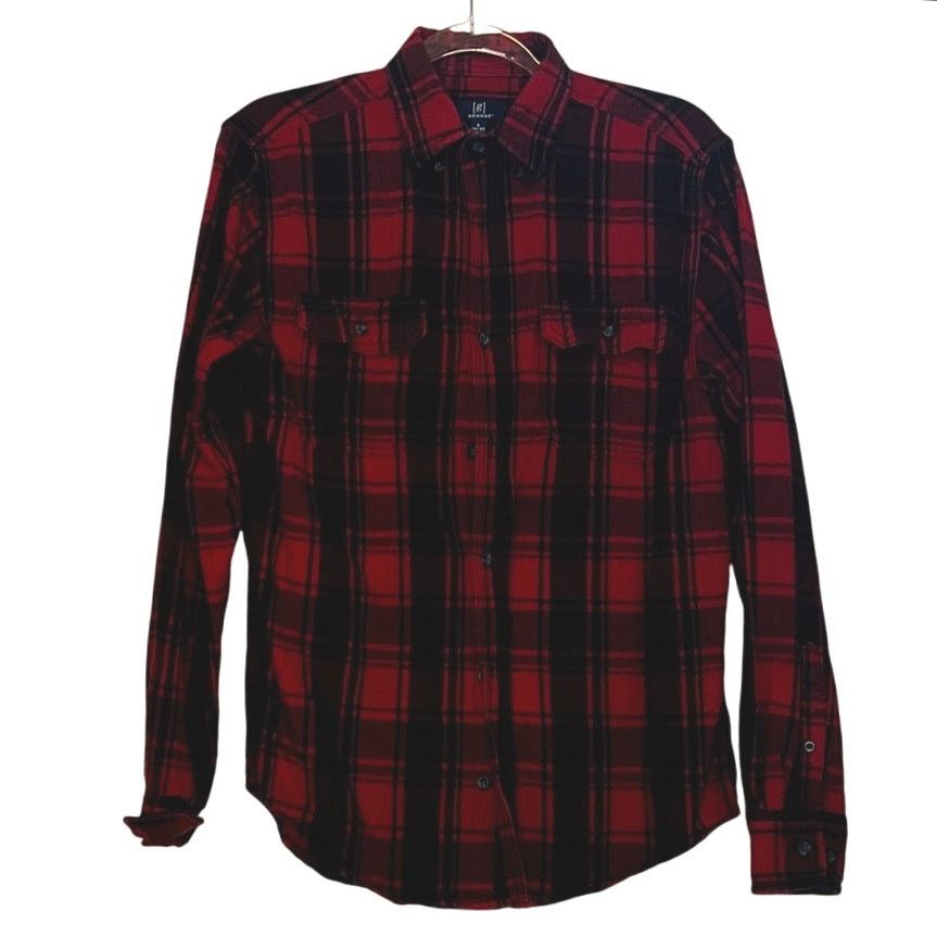 Other Upcycled Darth Vader Dark Side Red Plaid Flannel Shirt Small Size US L / EU 52-54 / 3 - 3 Thumbnail