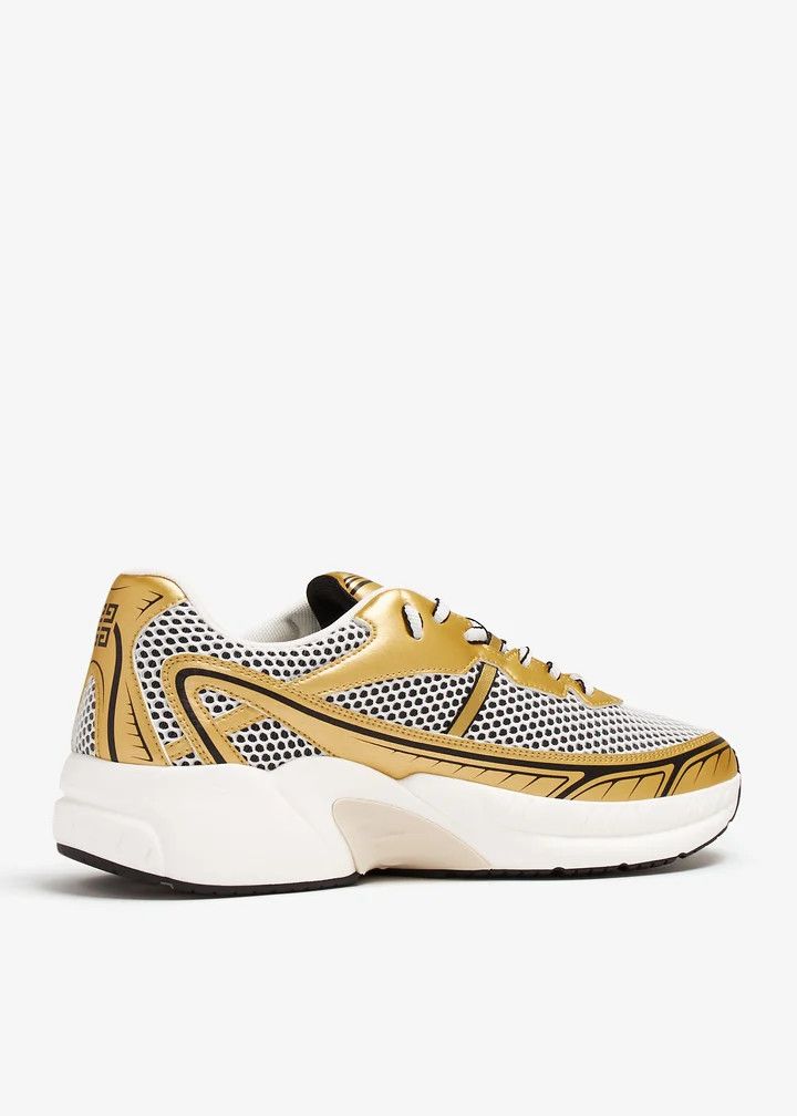 Givenchy o1lv12m1025 Nenty 52 Low Top Runners in Yellow Size US 8 / EU 41 - 2 Thumbnail