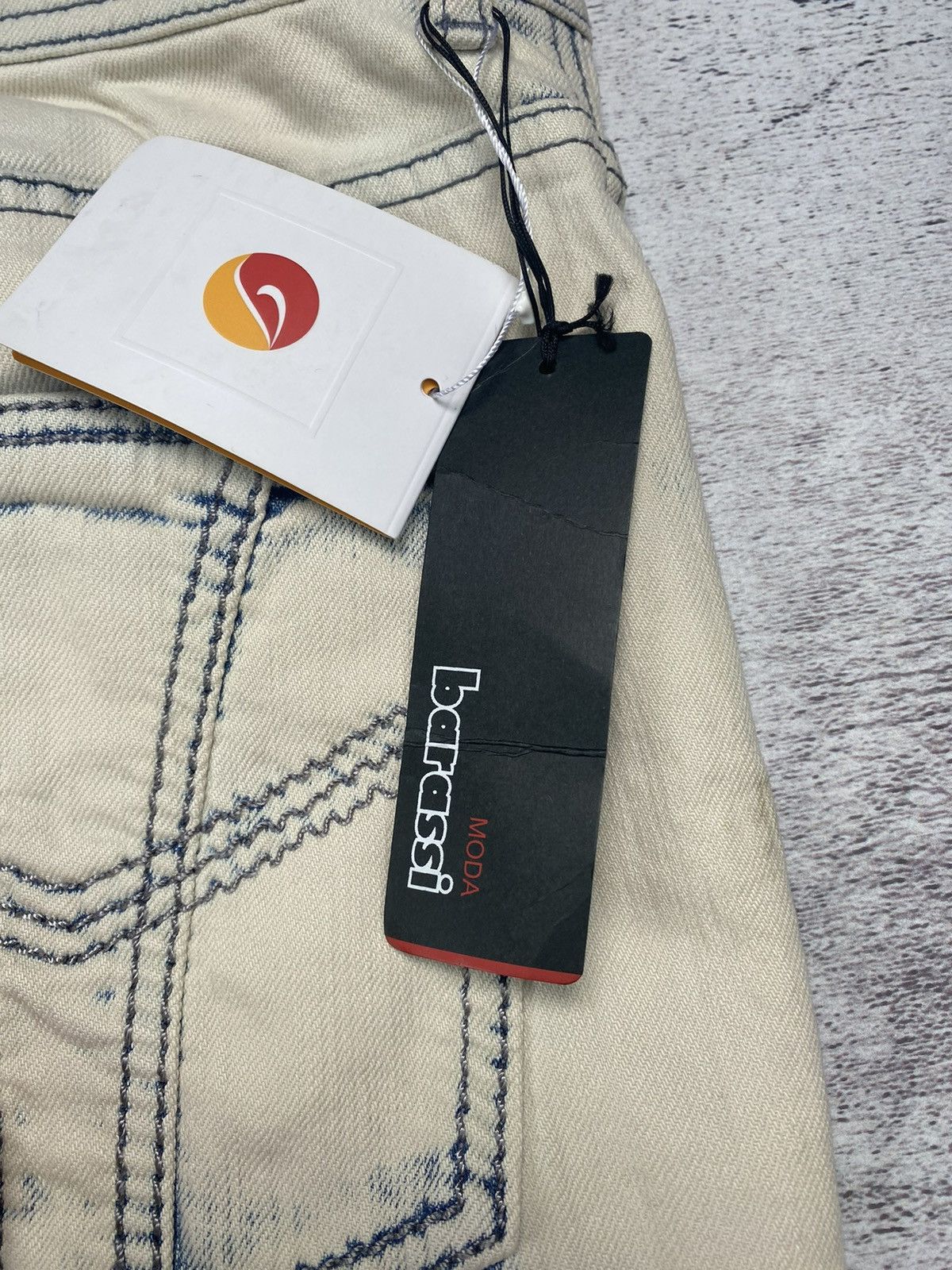 Japanese Brand Vintage Very Rare Barassi Made In Japan Tie Dye Y2K Jeans Size US 34 / EU 50 - 8 Thumbnail