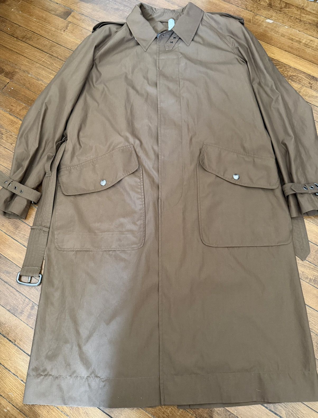 Alfred Dunhill 5K runway sample cotton/silk tobacco-brown trench, IT50, IT Size US M / EU 48-50 / 2 - 2 Thumbnail