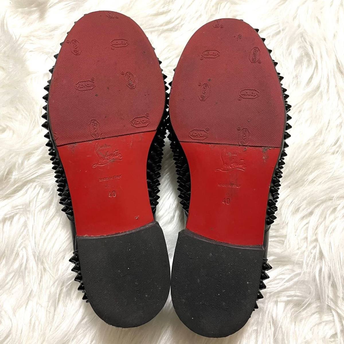 Christian Louboutin Authentic Christian Louboutin Freddie Studded Lace-Up Shoes Size US 7.5 / EU 40-41 - 5 Thumbnail