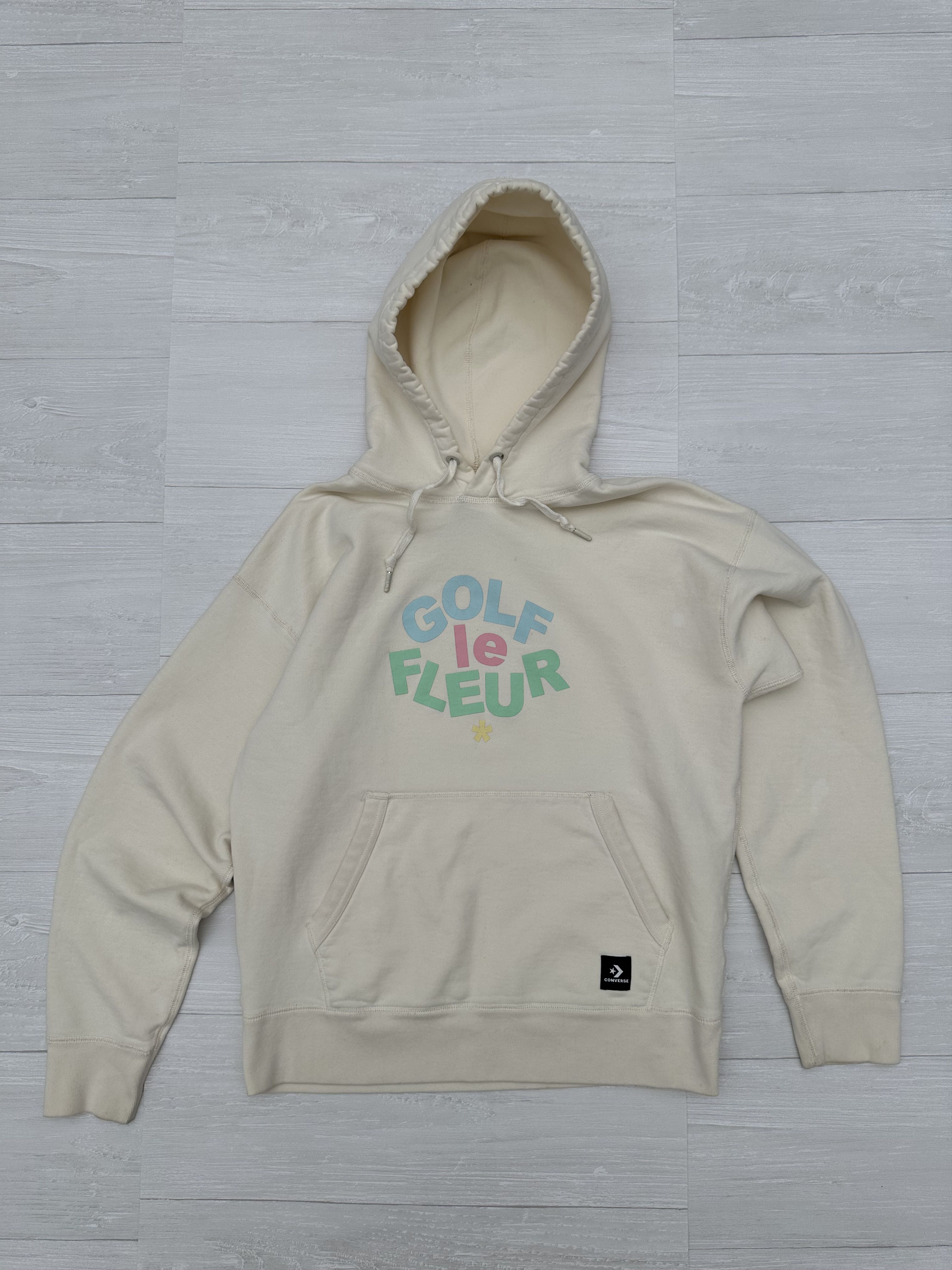 Converse Golf Wang Le Fleur Converse Logo Hoodie Sz. Small Tyler Size US S / EU 44-46 / 1 - 1 Thumbnail
