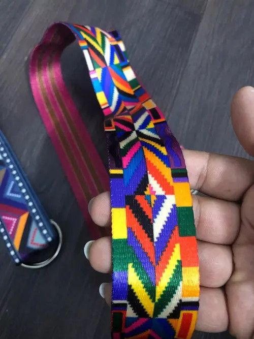 Other Bohemian Colorful Belt Fashion Psychedelic Multicolor Size ONE SIZE - 4 Thumbnail