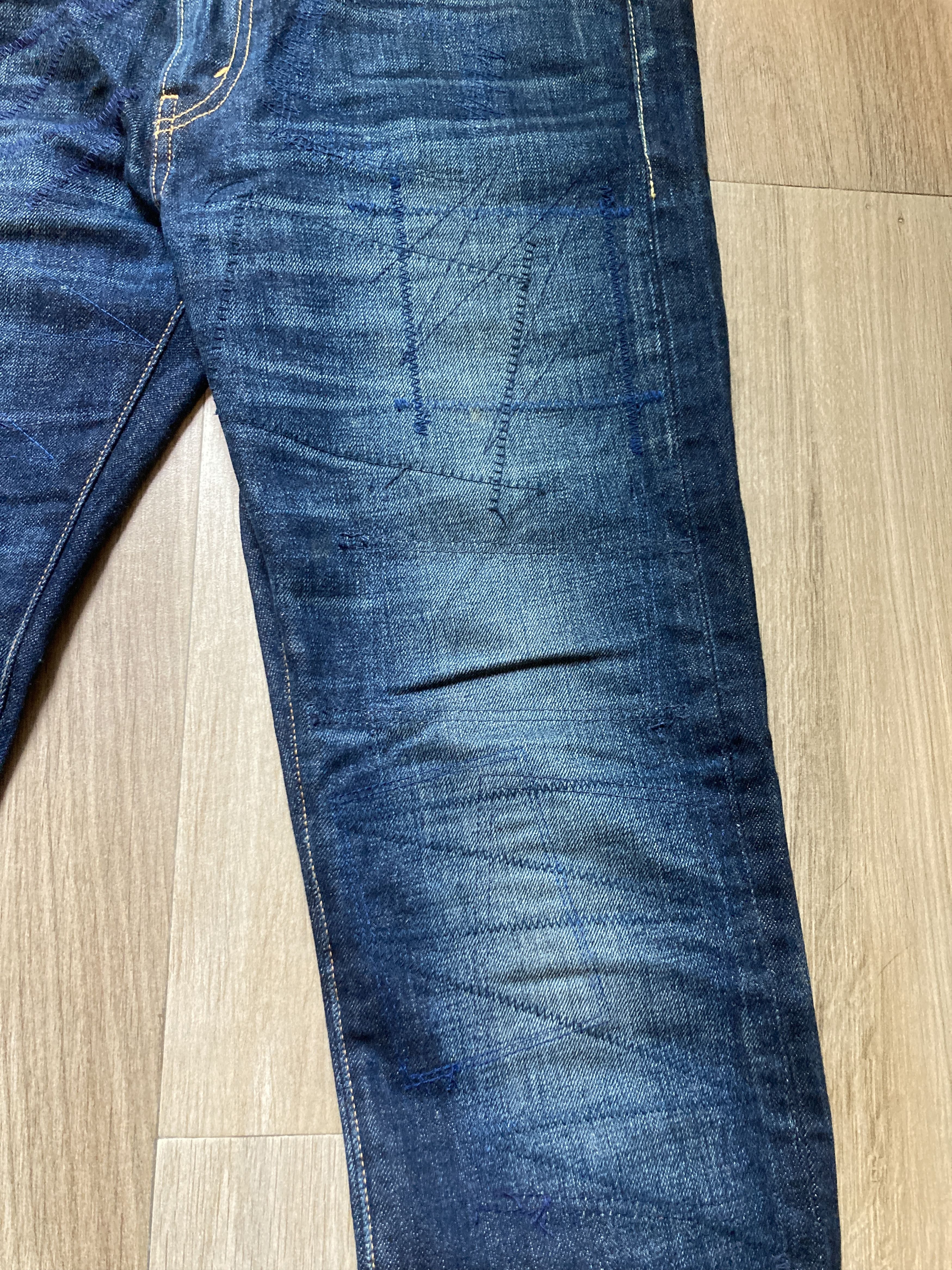 Junya Watanabe × Levi's Junya Watanabe Comme des Garcons X Levi's Patched Cuffs Jean Size US 32 / EU 48 - 10 Thumbnail