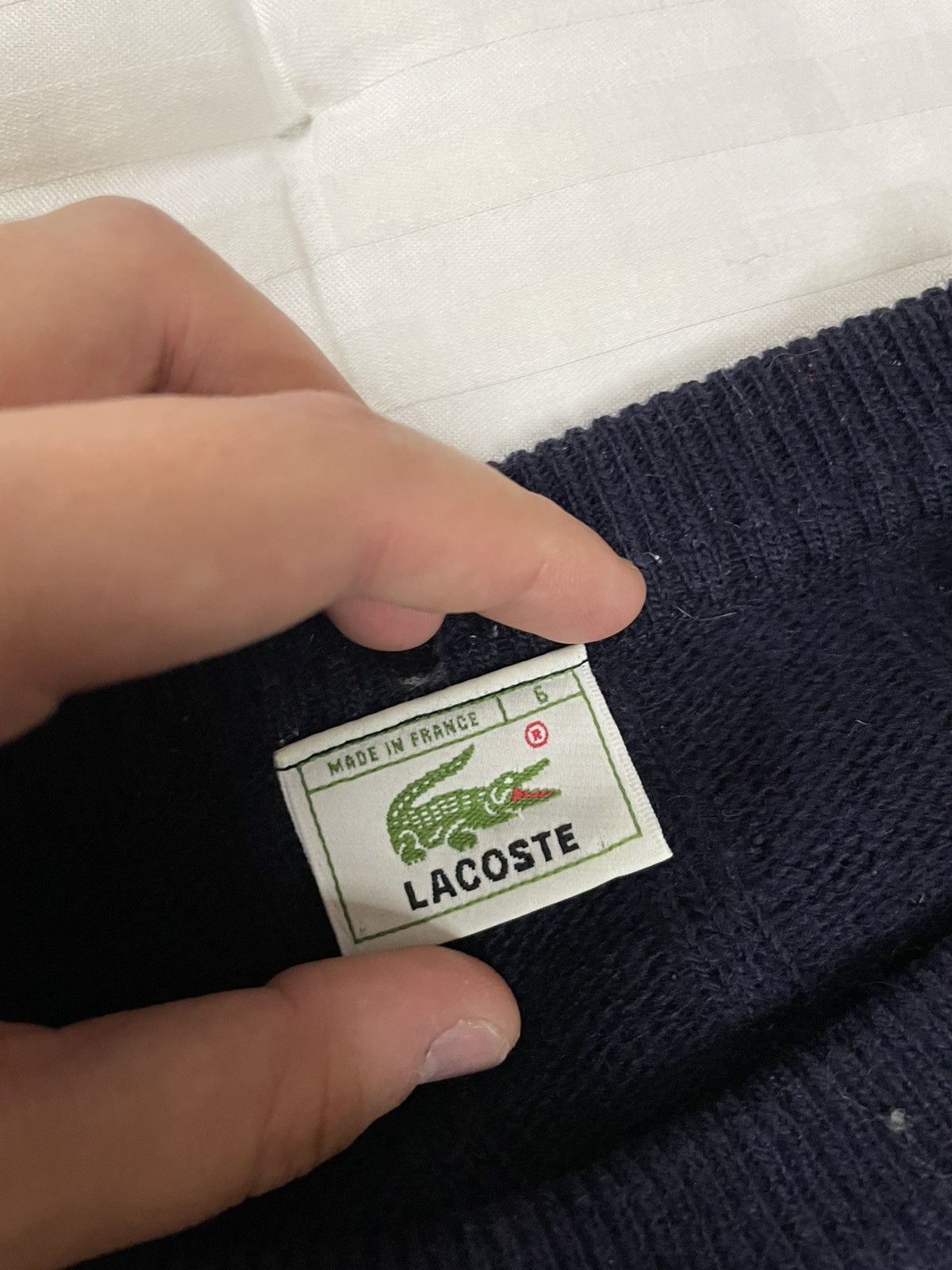Lacoste Vintage Rare Archive Lacoste Patterned Knight Sweater Size US XL / EU 56 / 4 - 10 Thumbnail