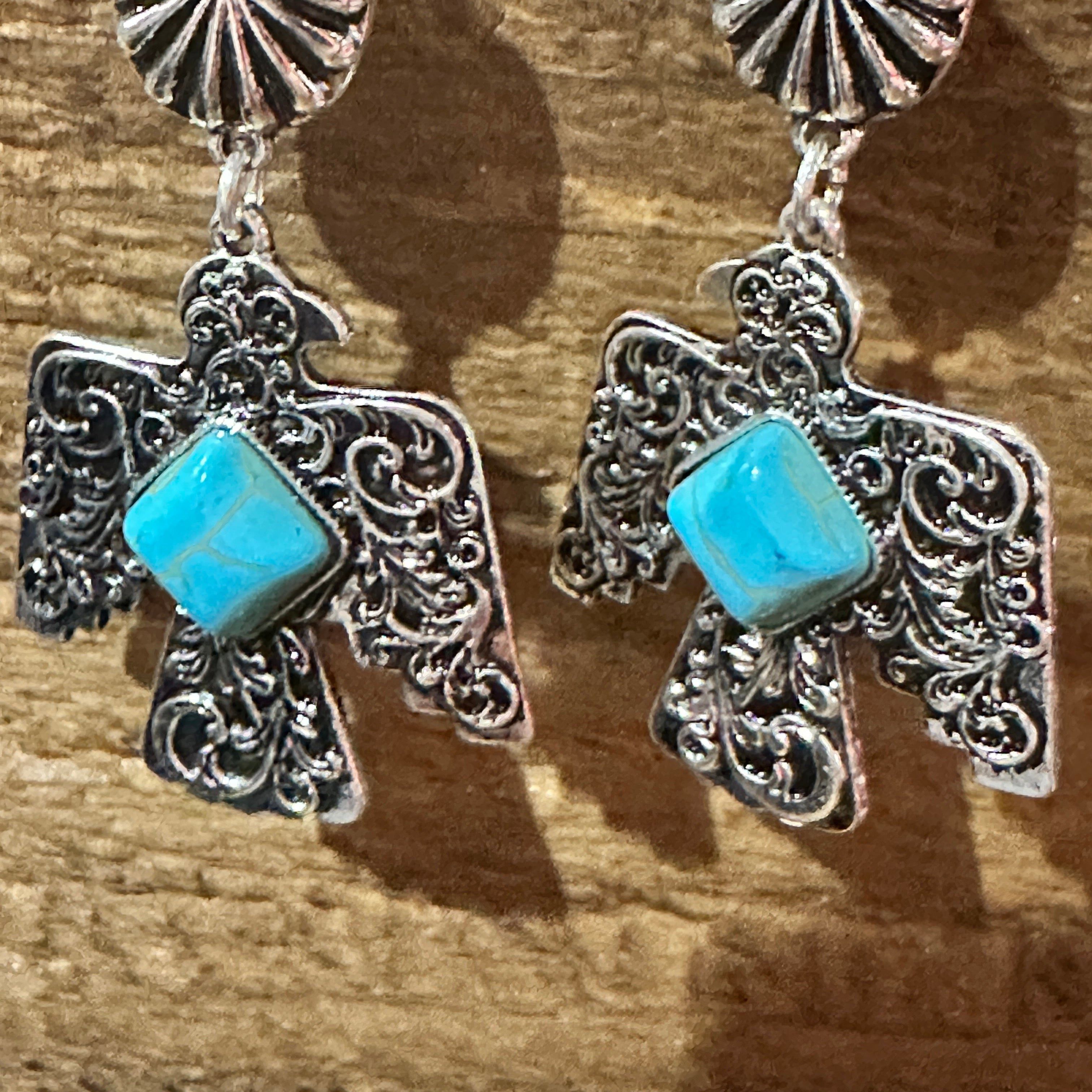 Other Navajo Thunderbirds & Turquoise: Enchanting Three Charm Dang Size ONE SIZE - 5 Thumbnail