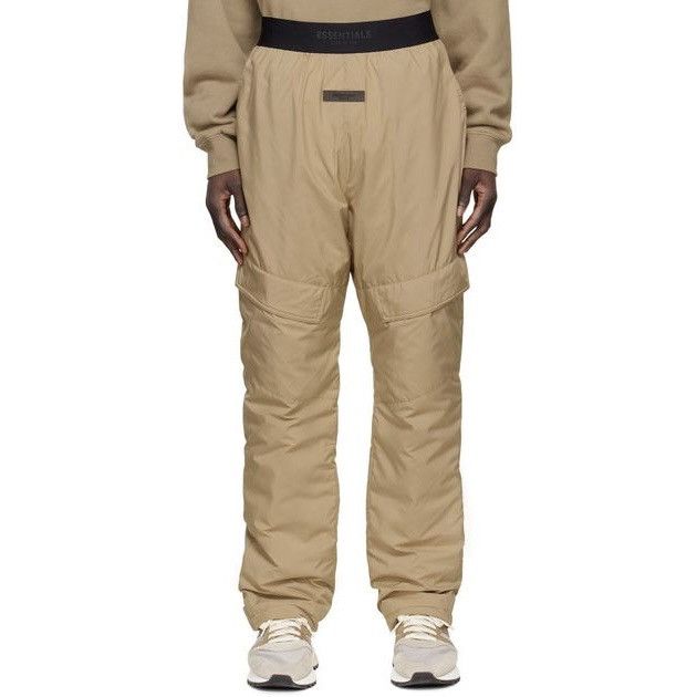 Fear of God NEW $150 XS Fear of God Essentials Polyester Storm Pant Oak Size US 26 / EU 42 - 1 Thumbnail