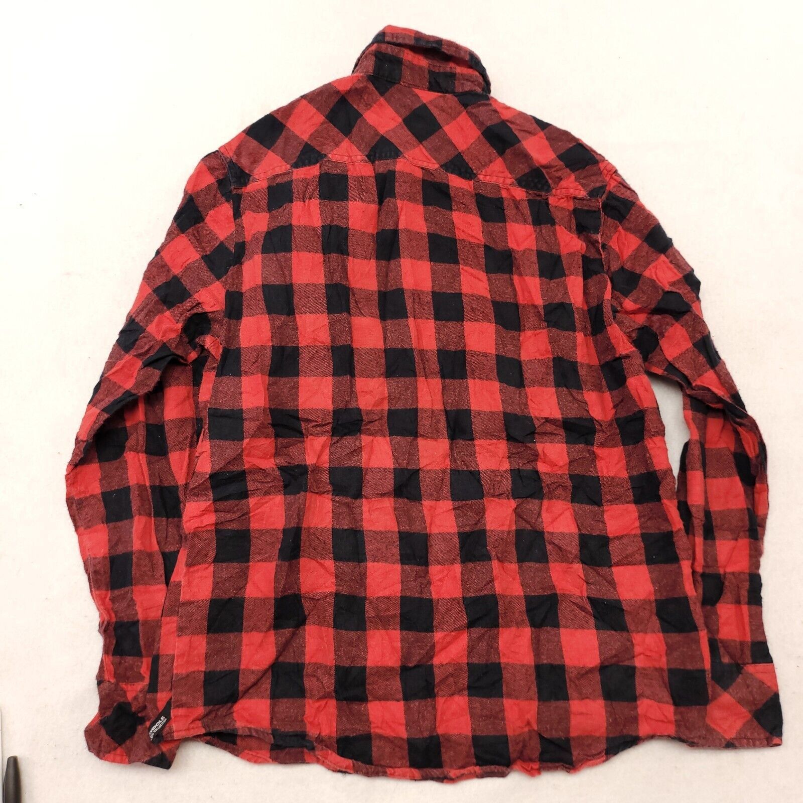 Southpole SouthPole Buffalo Check Flannel Shirt Mens Size Medium M Red Size US M / EU 48-50 / 2 - 10 Thumbnail