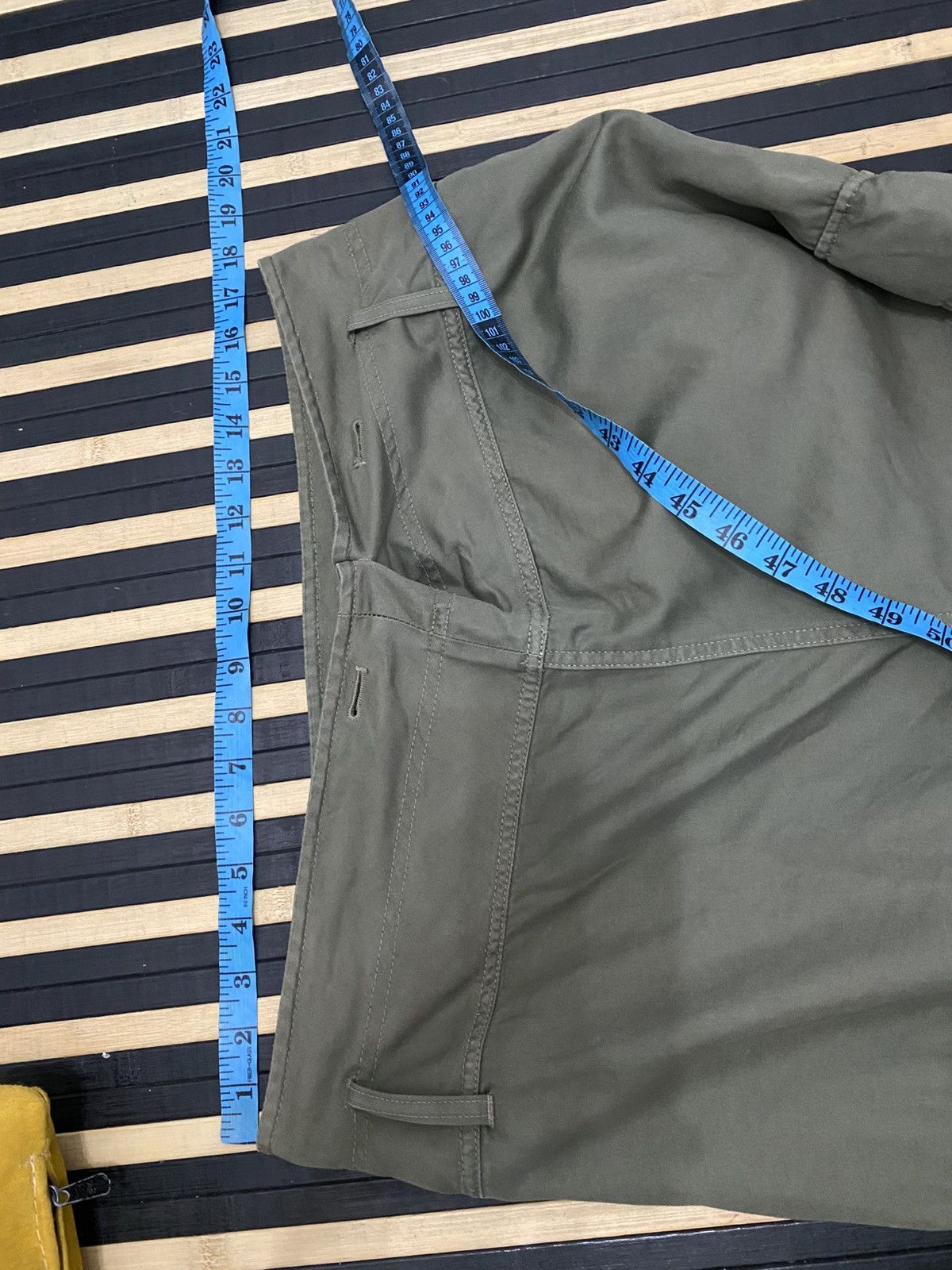 Hysteric Glamour × If Six Was Nine × Japanese Brand Mystic Parachute Flared 6 Pocket Olive Green Cargo Pants Size US 34 / EU 50 - 11 Thumbnail