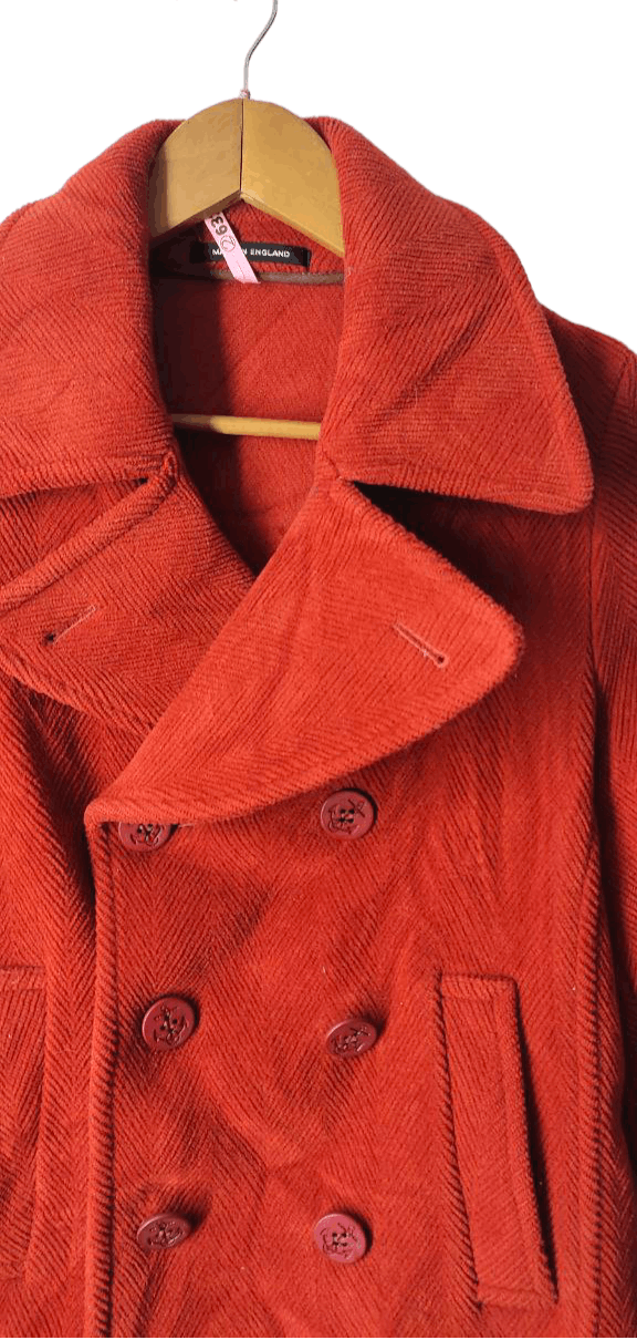 Vintage LURVA TRAM MADE IN ENGLAND PEACOAT JACKET Size S / US 4 / IT 40 - 6 Thumbnail