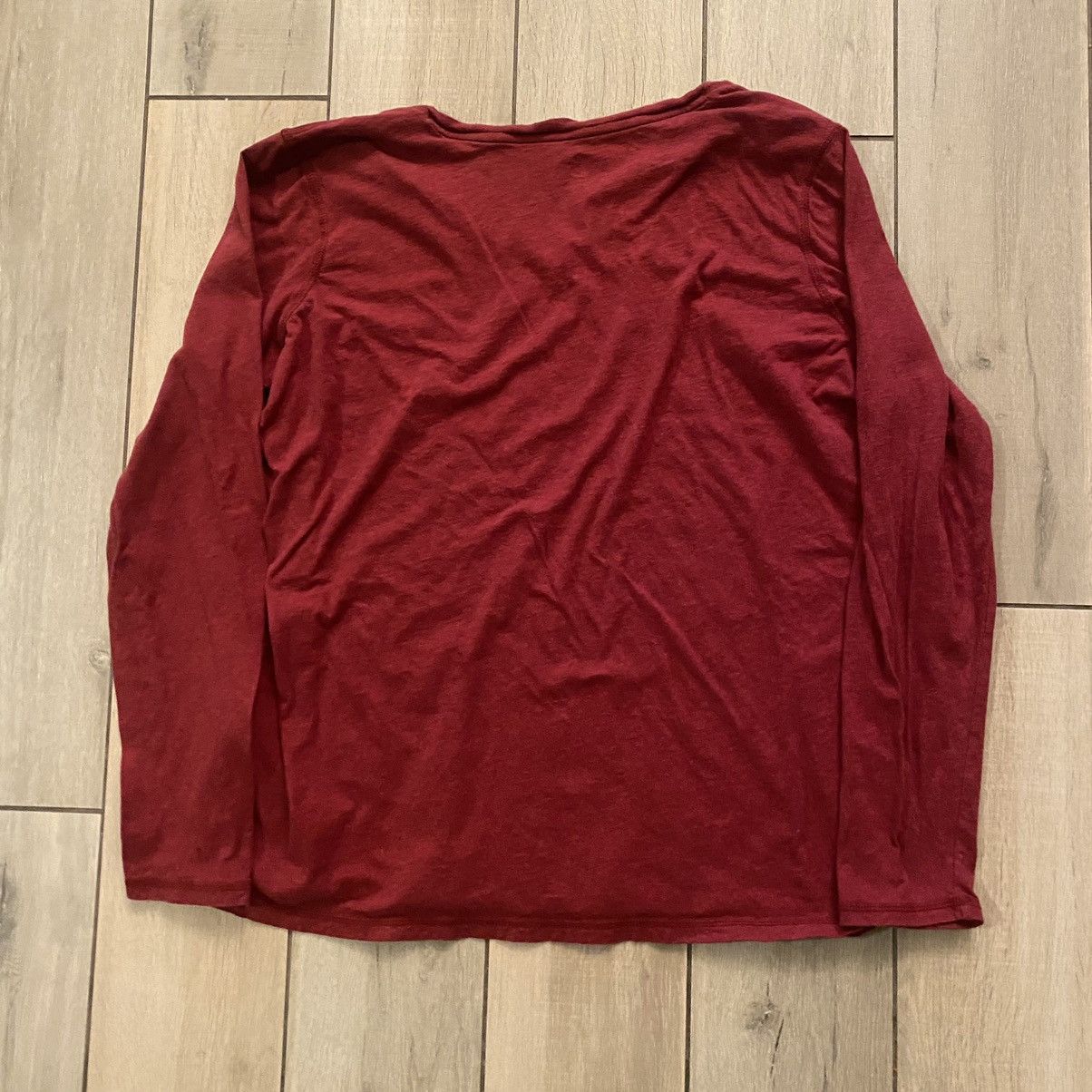 Affliction × Carhartt × JNCO Vintage Y2K Red Carhartt Rhinestone Graphic Long Sleeve L Size L / US 10 / IT 46 - 10 Thumbnail