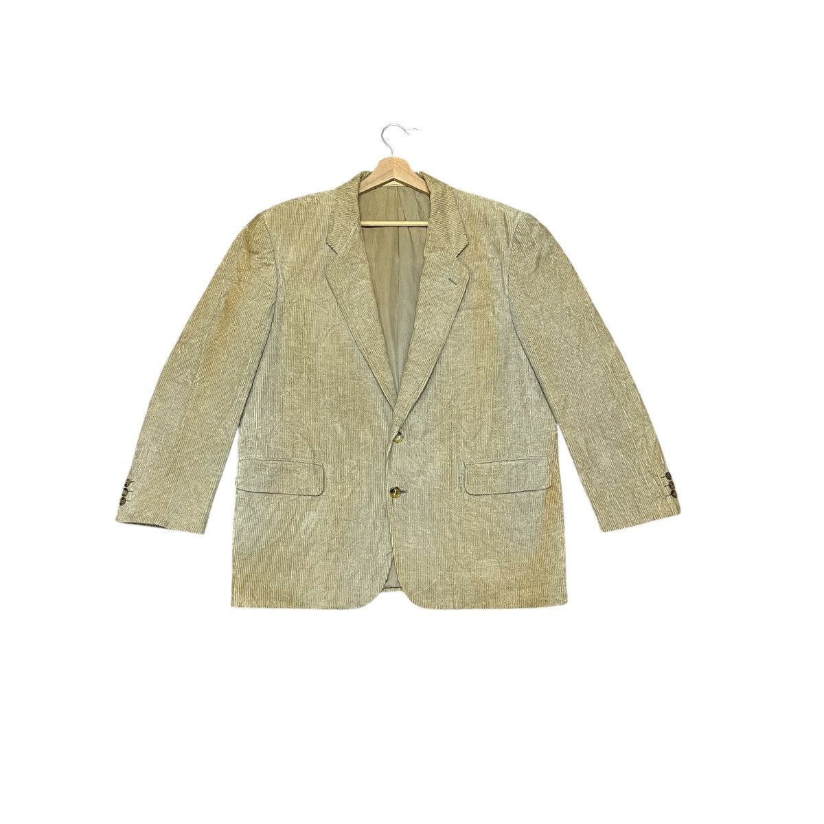 Comme des Garcons Vintage Comme Des Garcons Homme 1993 Corduroy Buttons Jacket Size US M / EU 48-50 / 2 - 1 Thumbnail