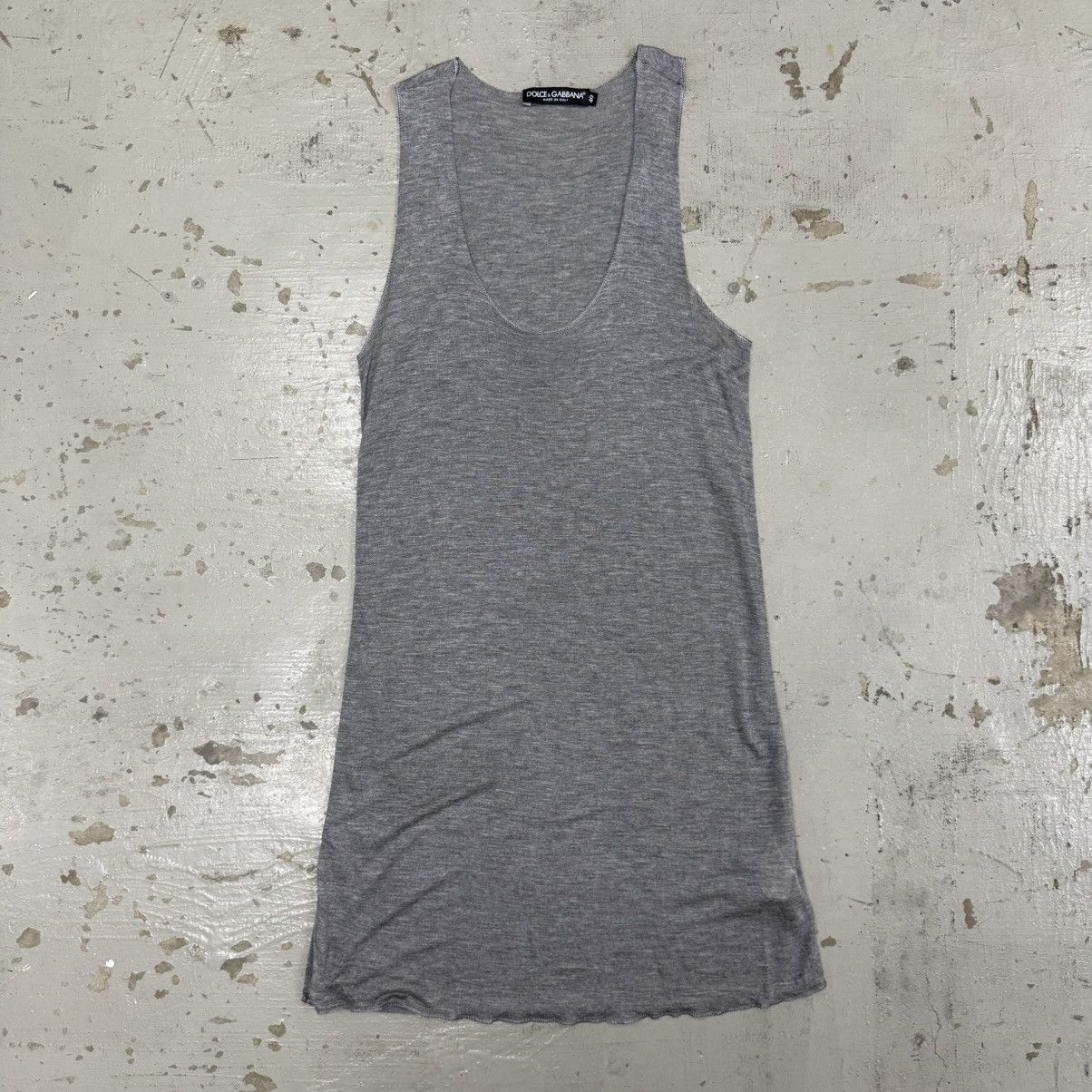 Dolce & Gabbana Vintage Dolce & Gabbana Grey Tank Top Size S / US 4 / IT 40 - 1 Thumbnail