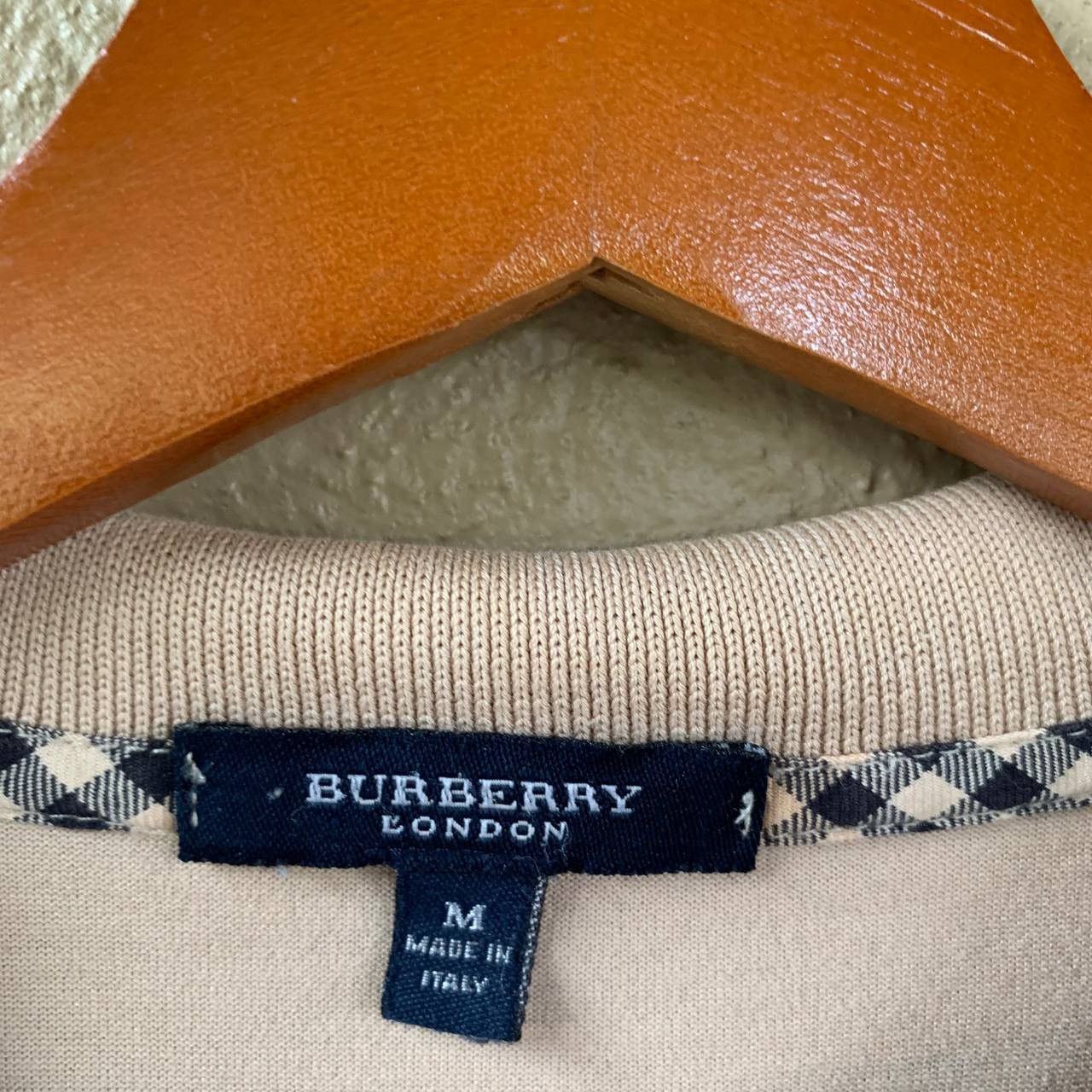 Burberry Vintage BURBERRY Small Embroidered Logo Long Sleeve Polo Tee Size US M / EU 48-50 / 2 - 6 Thumbnail