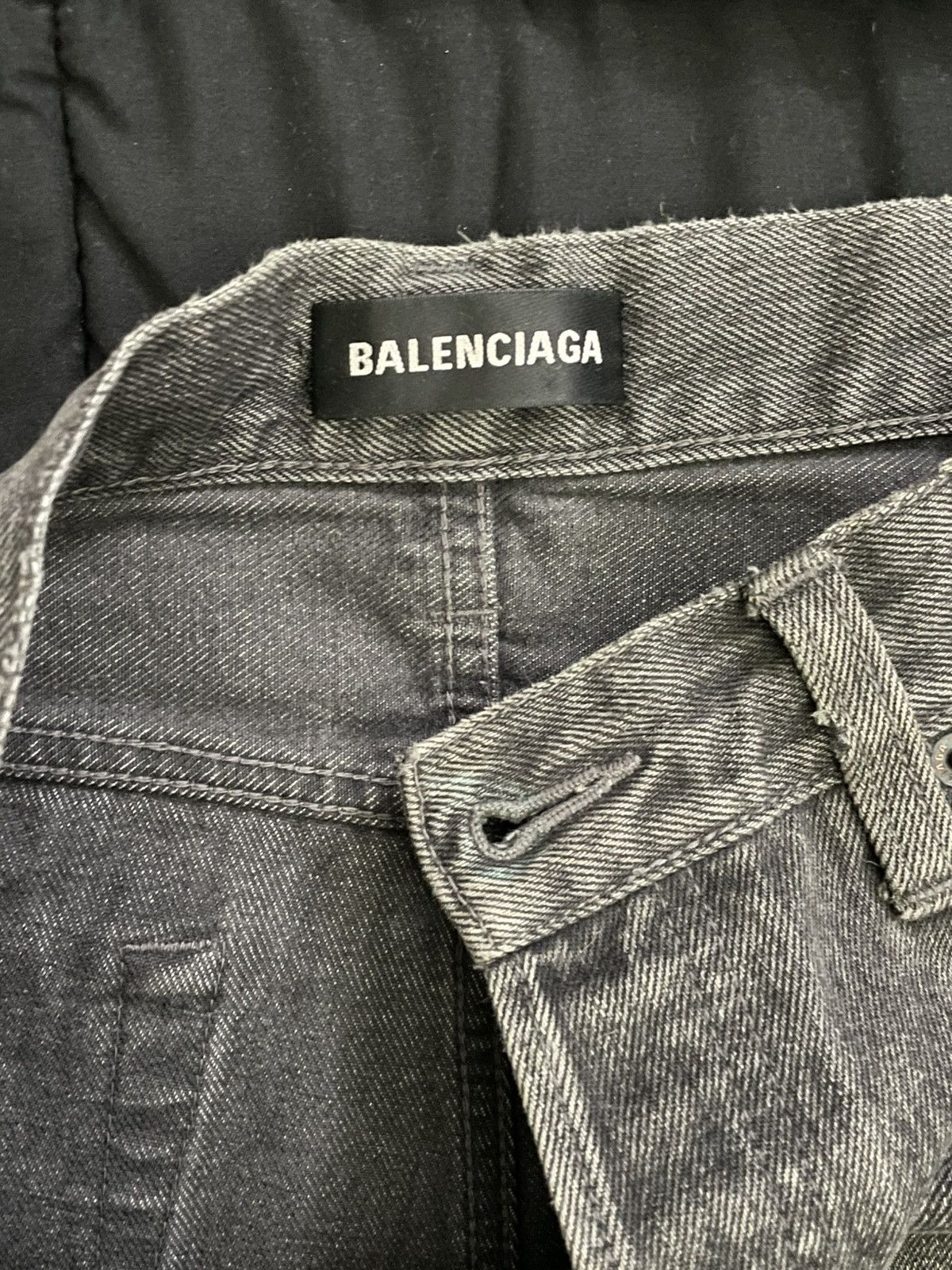 Balenciaga Balenciaga Triple Zip Japanese Denim Size US 33 - 3 Thumbnail