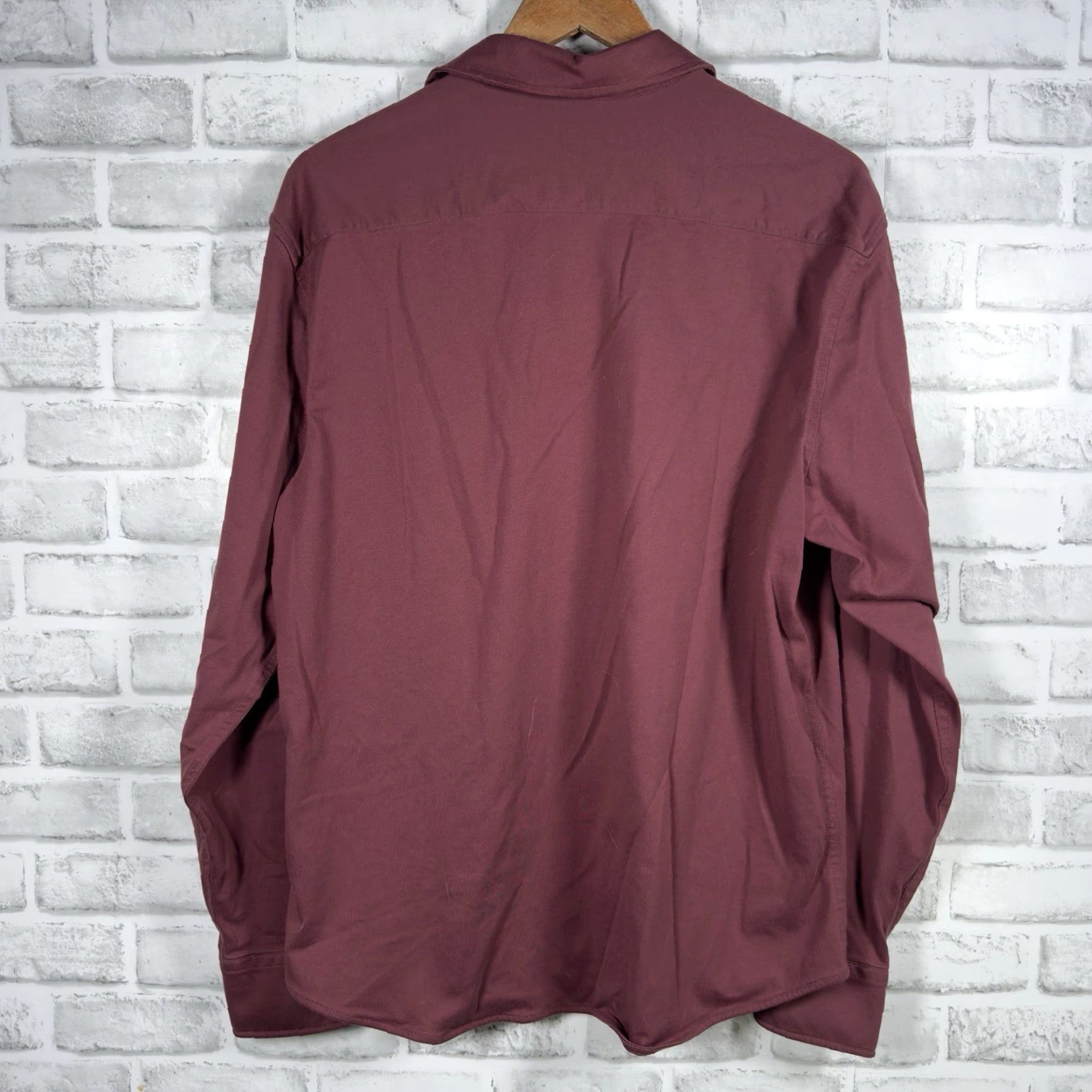 UNTUCKit UNTUCKit Red Long Sleeve Button Down Shirt Mens L Size Button-Up Shirt Size US L / EU 52-54 / 3 - 5 Thumbnail