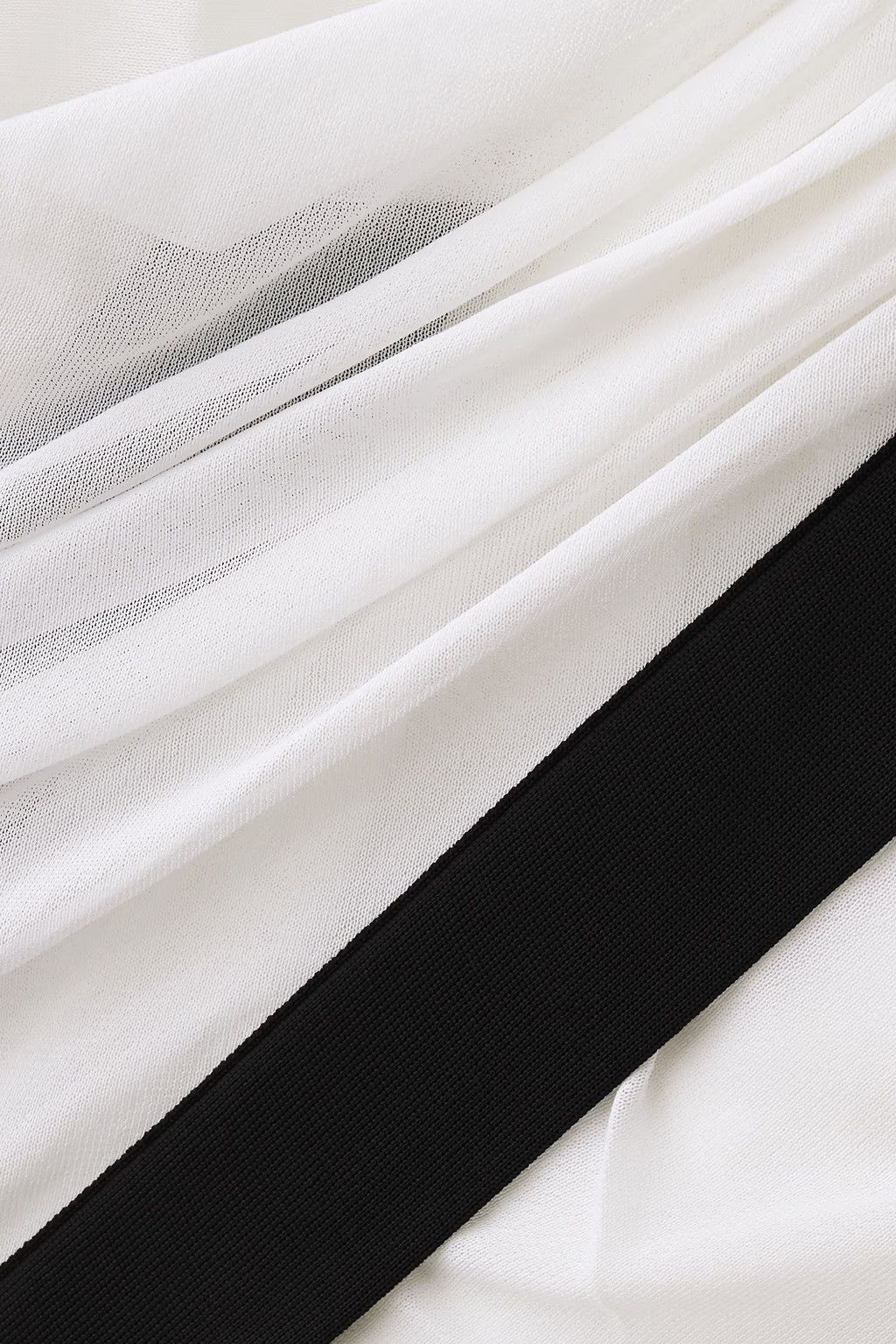 Balmain o1y0625 Maxi Skirt in White/Black Size 26" / US 2 / IT 38 - 4 Thumbnail