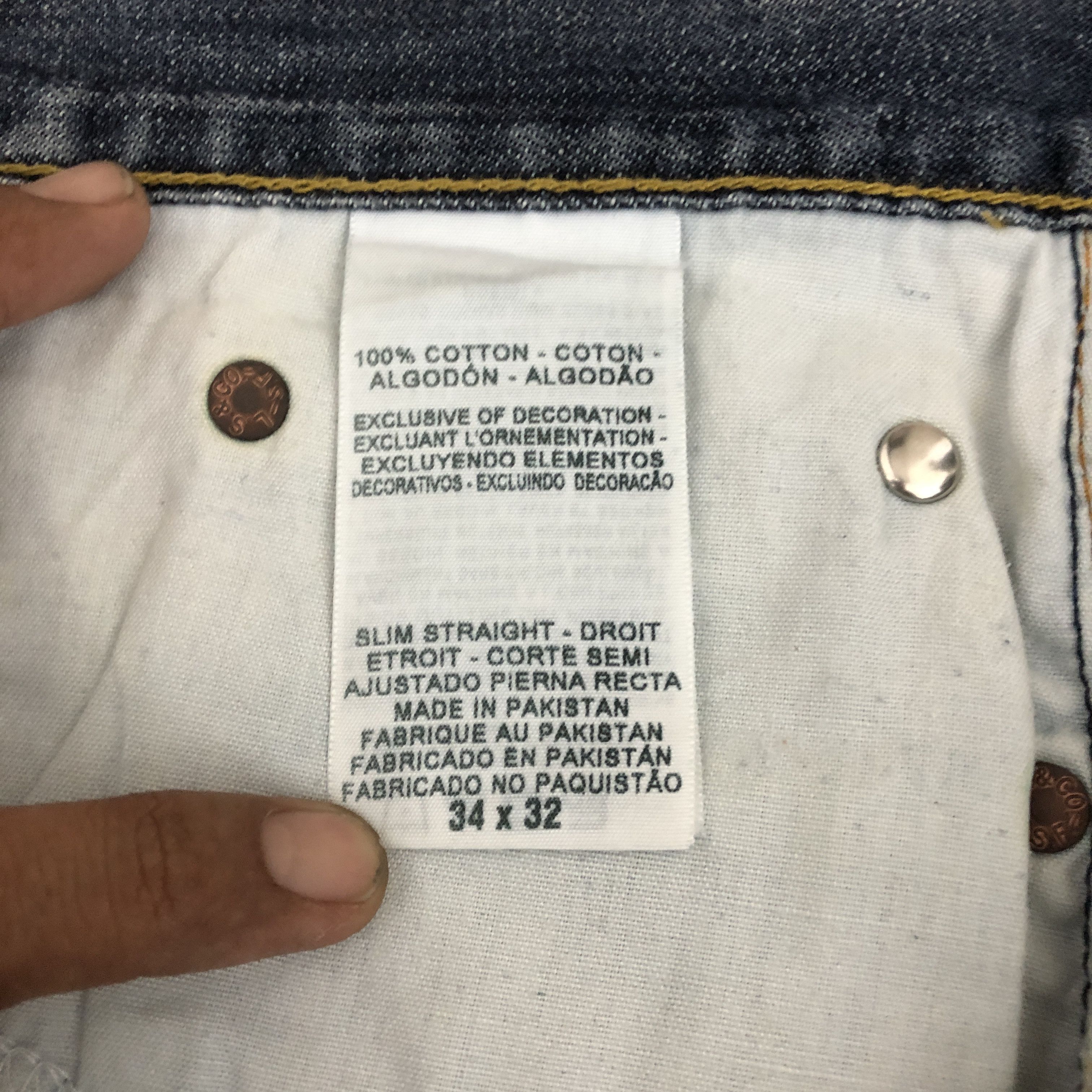 Levi's Vintage Levis Denizen Faded Jeans Levi's Light Wash Denim Size US 34 / EU 50 - 10 Thumbnail