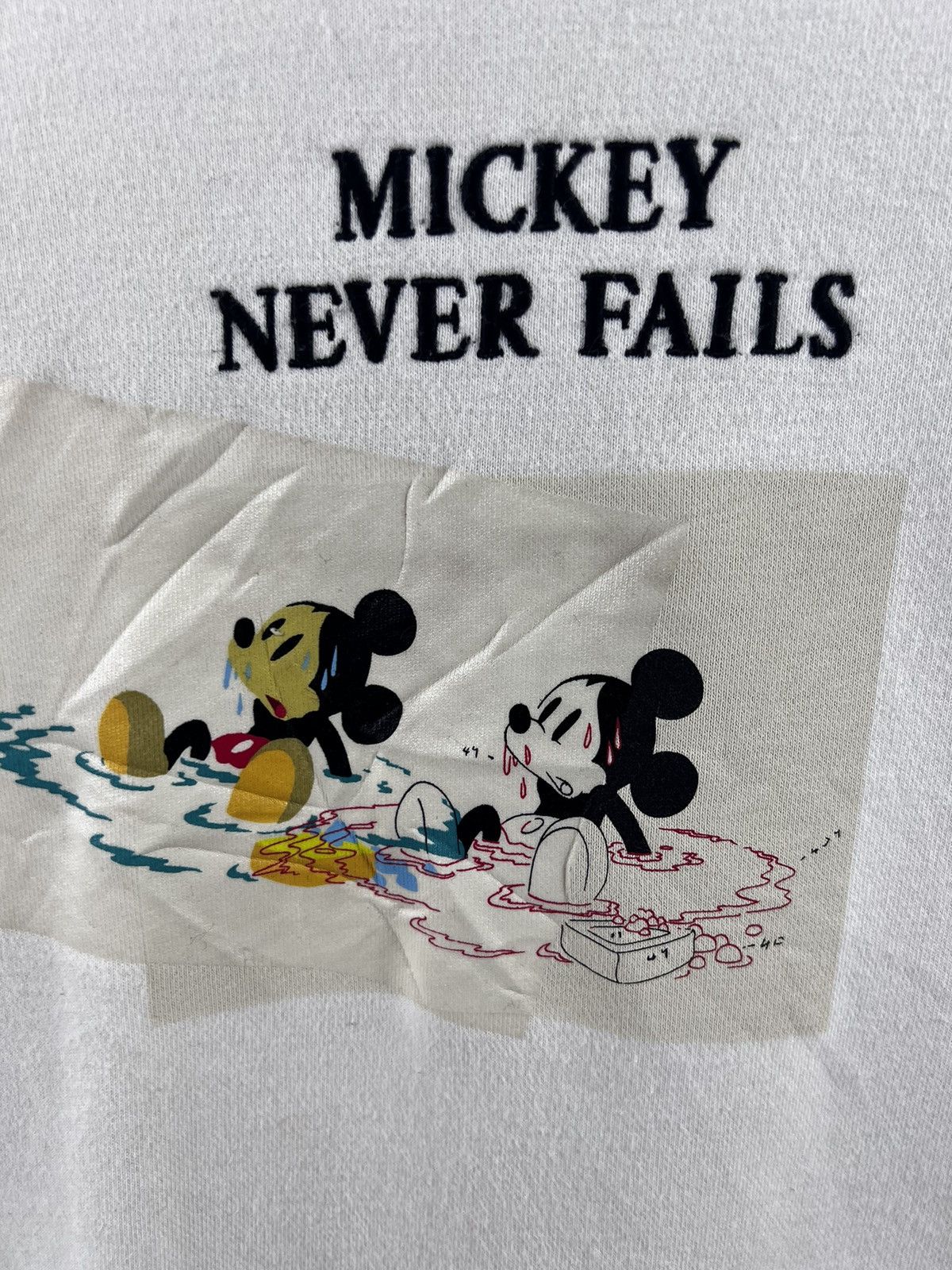 Disney × Japanese Brand × Uniqlo 🔥 Uniqlo Japan mickey mouse white sweatshirt - M Size US S / EU 44-46 / 1 - 4 Thumbnail