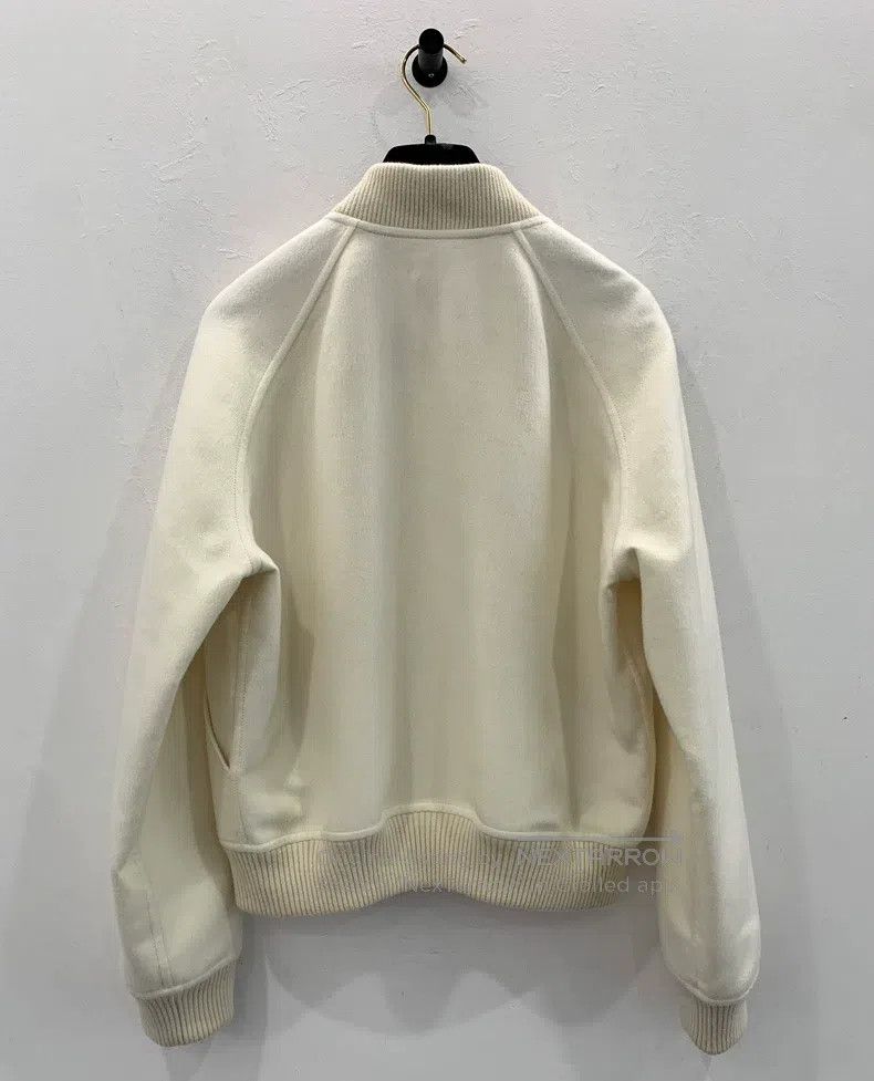 Hermes Hermes White cashmere women's jacket Size XXS / US 00 / IT 34 - 3 Thumbnail