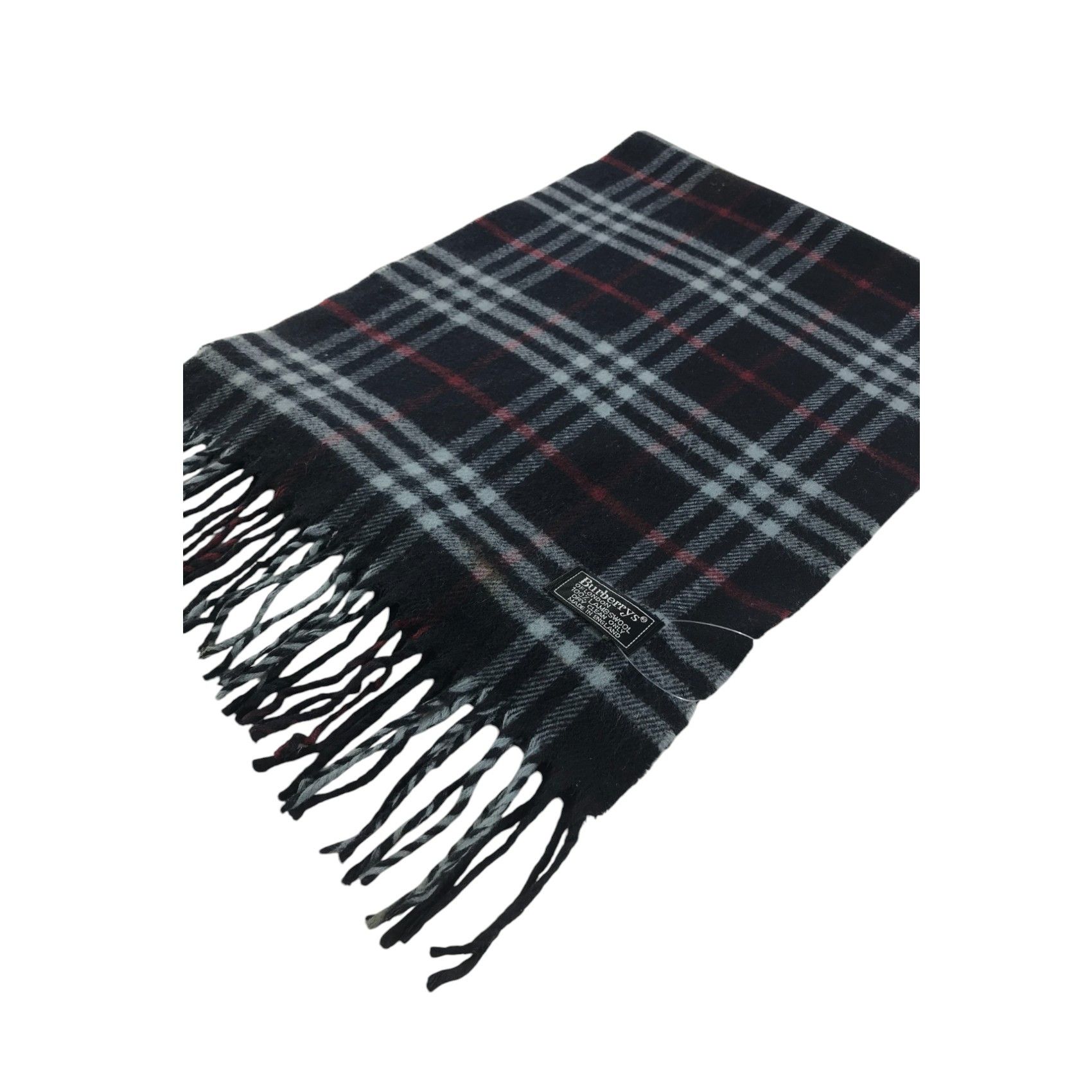 Burberry × Vintage Burberry Scarf / Muffler / Neckwear - WW2773 Size ONE SIZE - 3 Thumbnail