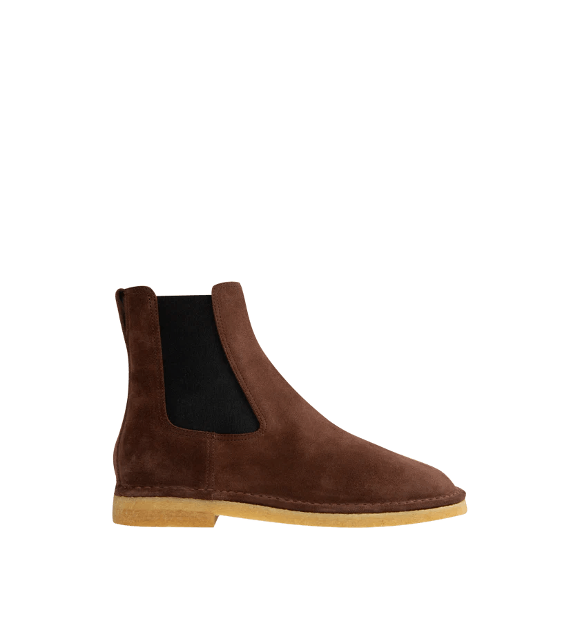 Bottega Veneta o1h1sh10526 Daddy Chelsea Ankle Boot in Brown/Star Anise Size US 13 / EU 46 - 1 Thumbnail