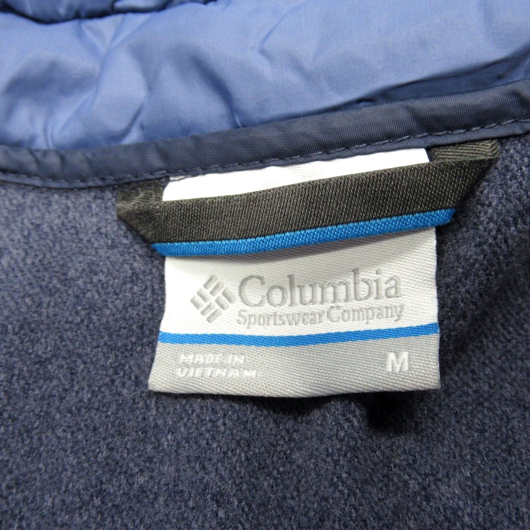 Vintage Columbia Jacket Mens Medium Blue Full Zip Insulated Powder Lite Hybrid Puffer Size US M / EU 48-50 / 2 - 4 Thumbnail