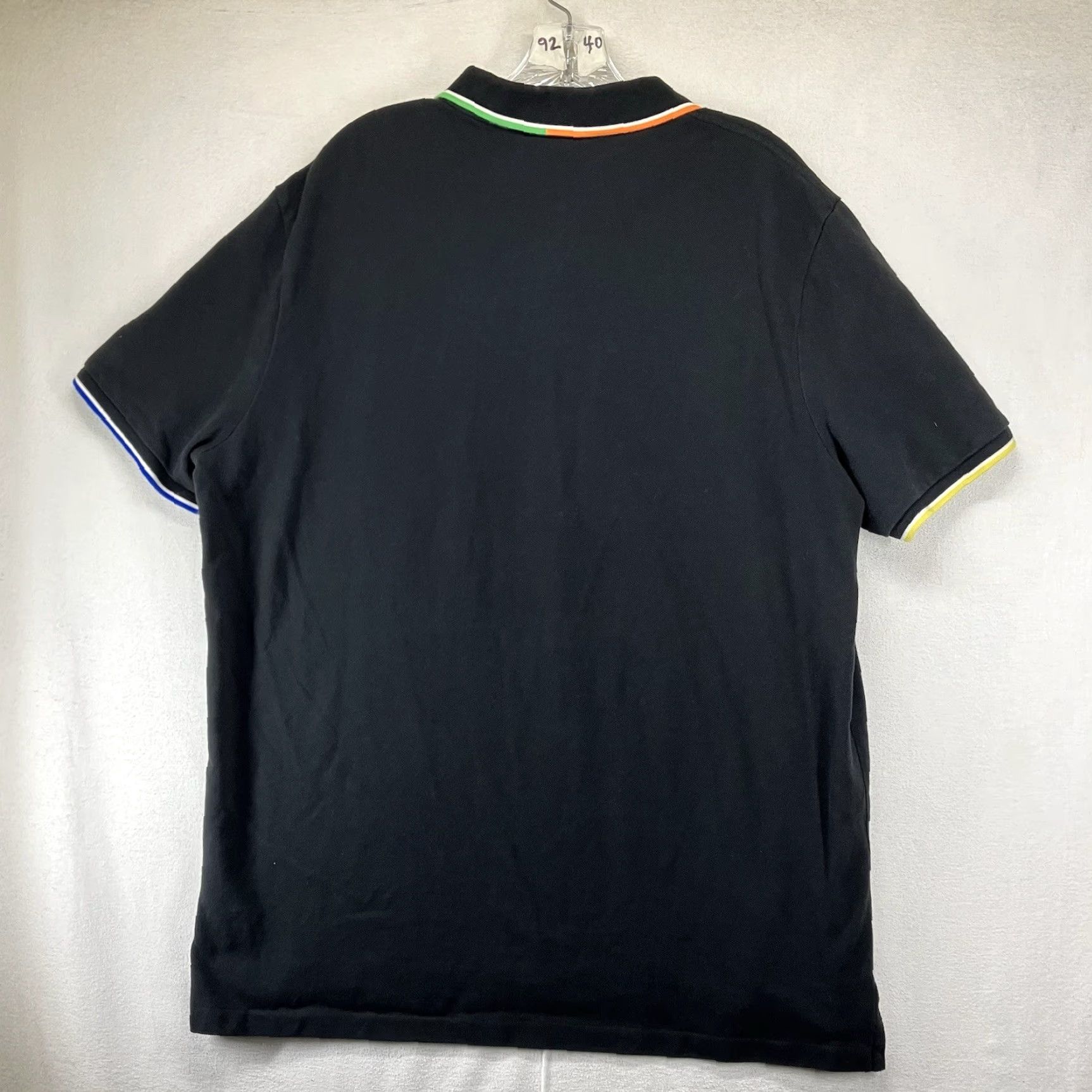 Polo Ralph Lauren Ralph Lauren Polo Shirt Men XL Black Short Sleeve Embroidered Logo Cotton Knit Size US XL / EU 56 / 4 - 2 Thumbnail