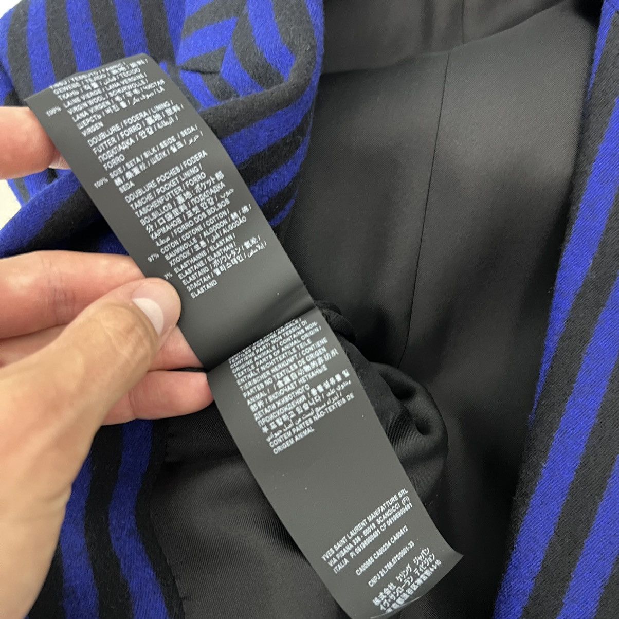 Saint Laurent Paris Saint Laurent Striped Blazer in Medium Size US M / EU 48-50 / 2 - 6 Thumbnail