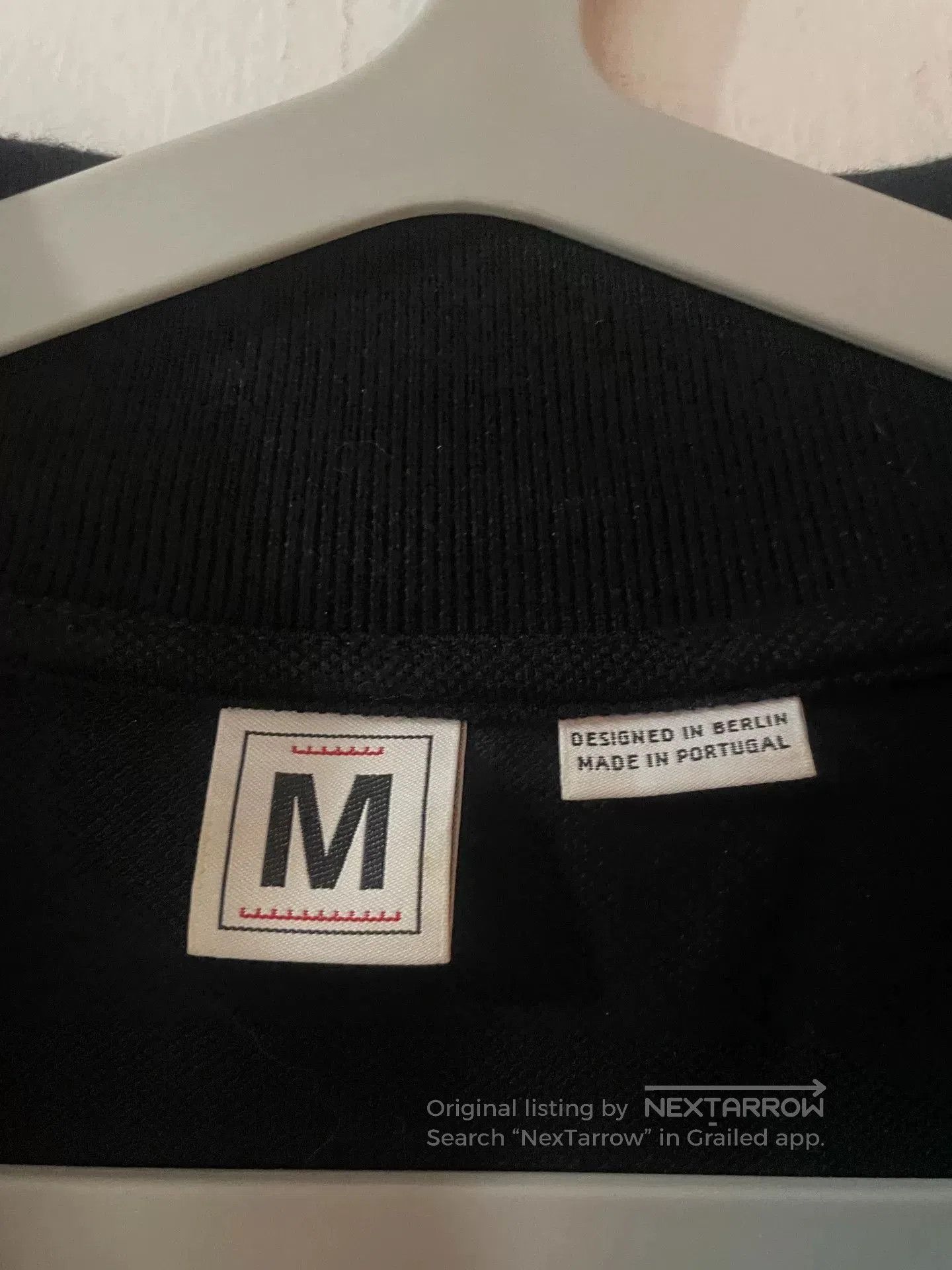 Random Identities oversized black polo shirt with unique design. Size M / US 6-8 / IT 42-44 - 5 Thumbnail