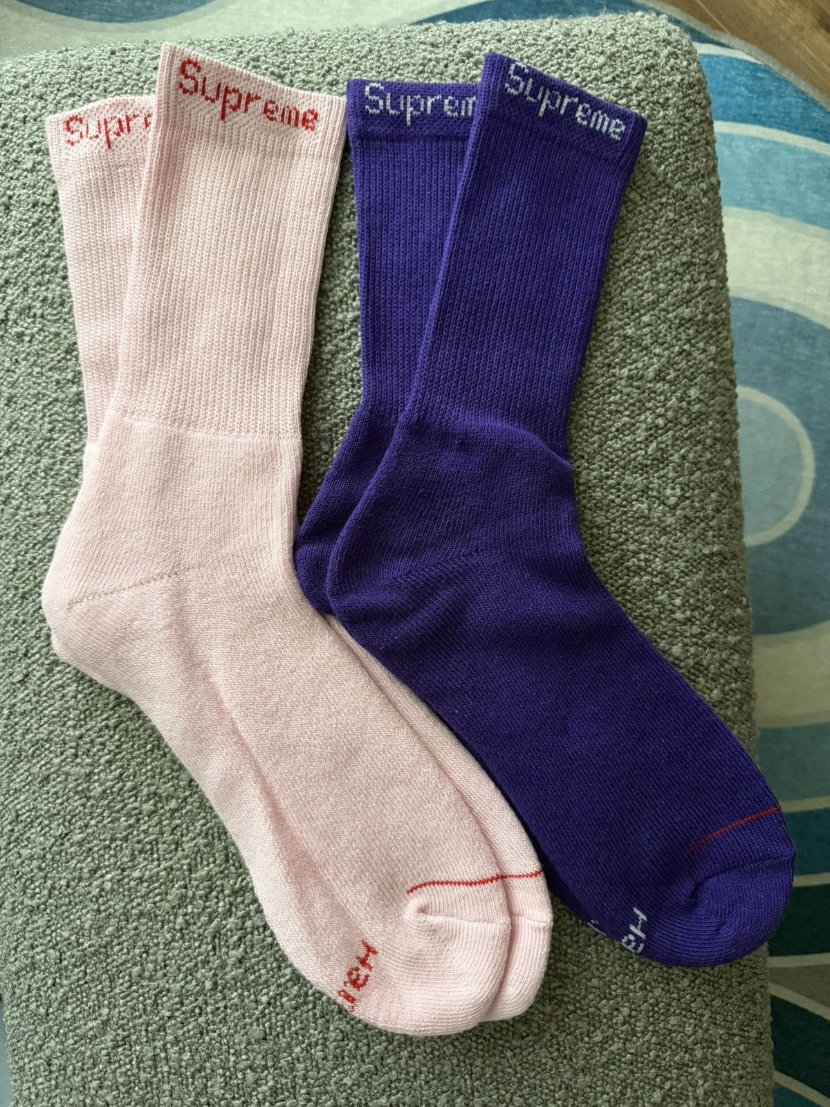 Hanes × Supreme Supreme x Hanes Socks Size ONE SIZE - 1 Preview