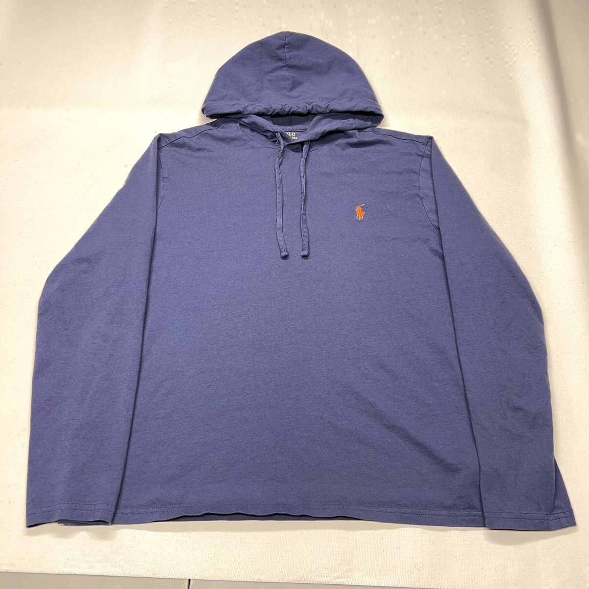 Polo Ralph Lauren Polo Ralph Lauren Hooded Tee Shirt Blue Hoodie Logo Y2K Size US L / EU 52-54 / 3 - 1 Thumbnail