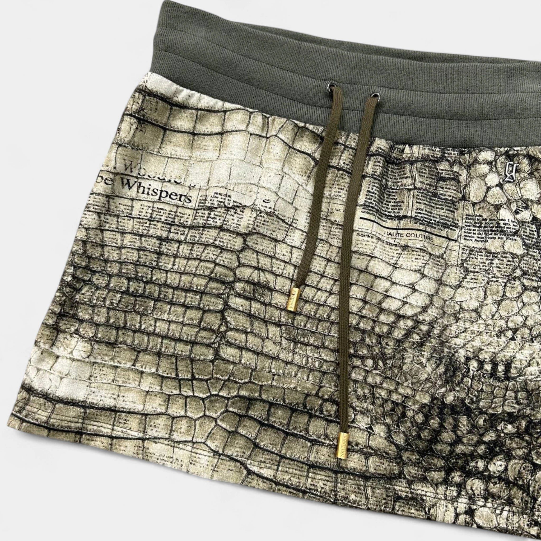 John Galliano Galliano Crocodile Mini Skirt Size 28" / US 6 / IT 42 - 2 Thumbnail