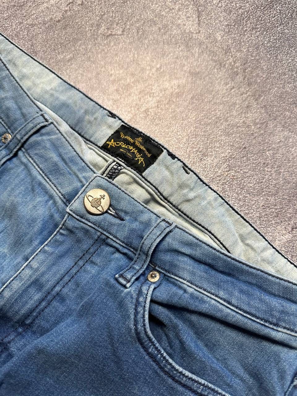 Vivienne Westwood 💥BIG LOGO VIVIENNE WESTWOOD SKINNY PANTS Size 30" / US 8 / IT 44 - 8 Thumbnail