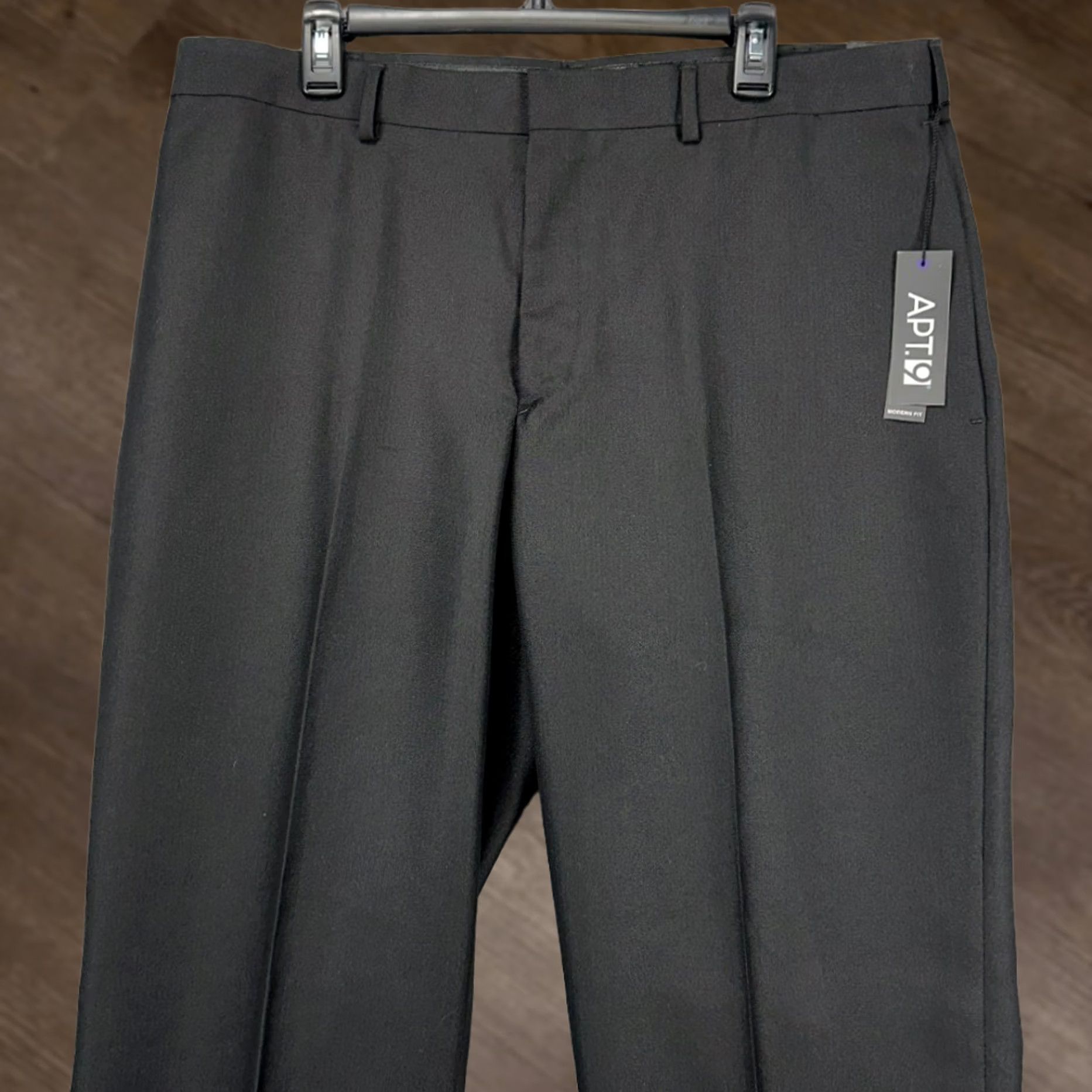 Apt. 9 Apt. 9 Chino Golf Pants Mens 38X30 Black Ice Flat Front Straight Leg Pockets NEW Mens Size US 38 / EU 54 - 1 Thumbnail