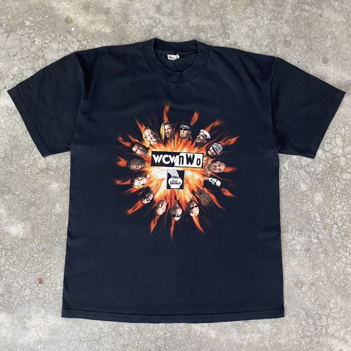 Vintage Vintage 1990’s WCW nWO Wrestlers Explotion Wresting Tee Size US XL / EU 56 / 4 - 6 Thumbnail