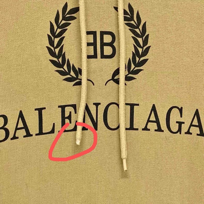 Balenciaga Balenciaga Khaki Wheatear Hoodie 2502-Nextarrow Size US S / EU 44-46 / 1 - 9 Thumbnail