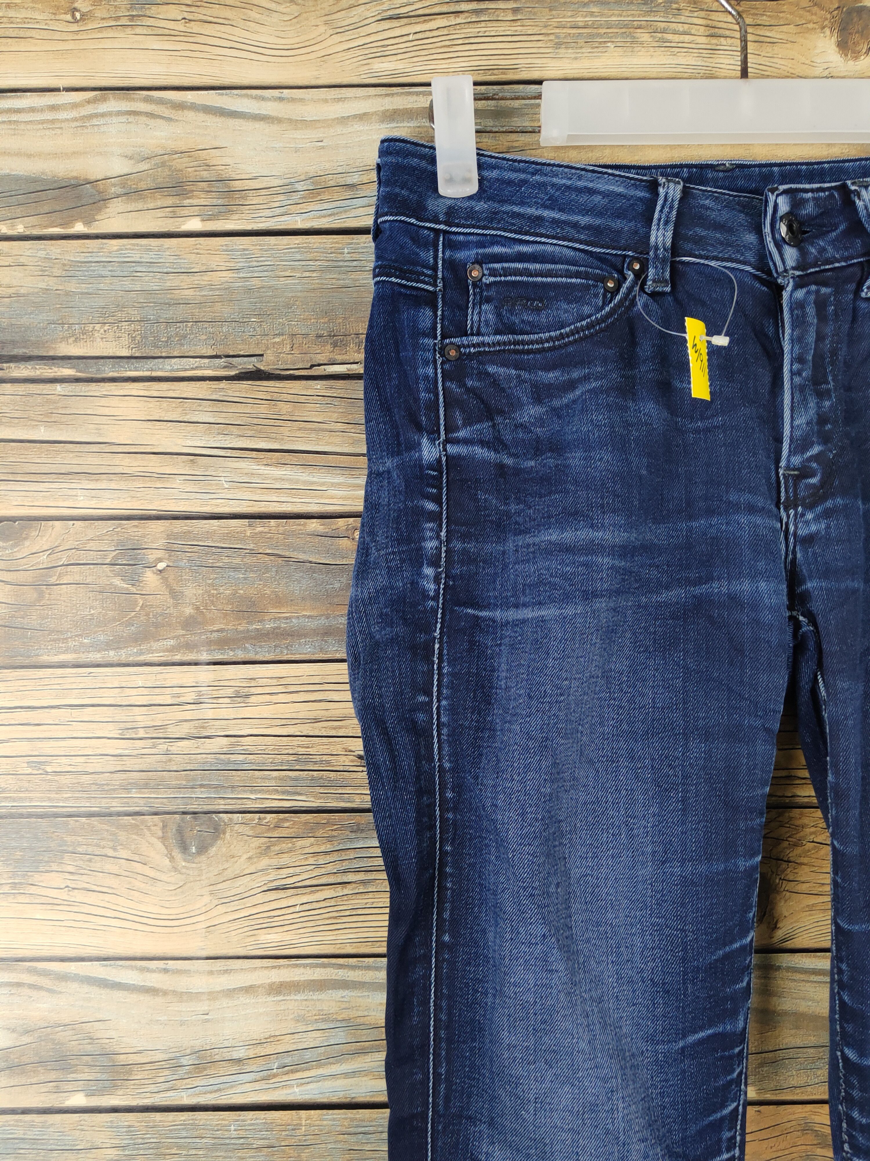 G-Star G Star Raw Dark Blue Distressed Ripped denim Jeans #W1911 Size US 28 / EU 44 - 3 Thumbnail