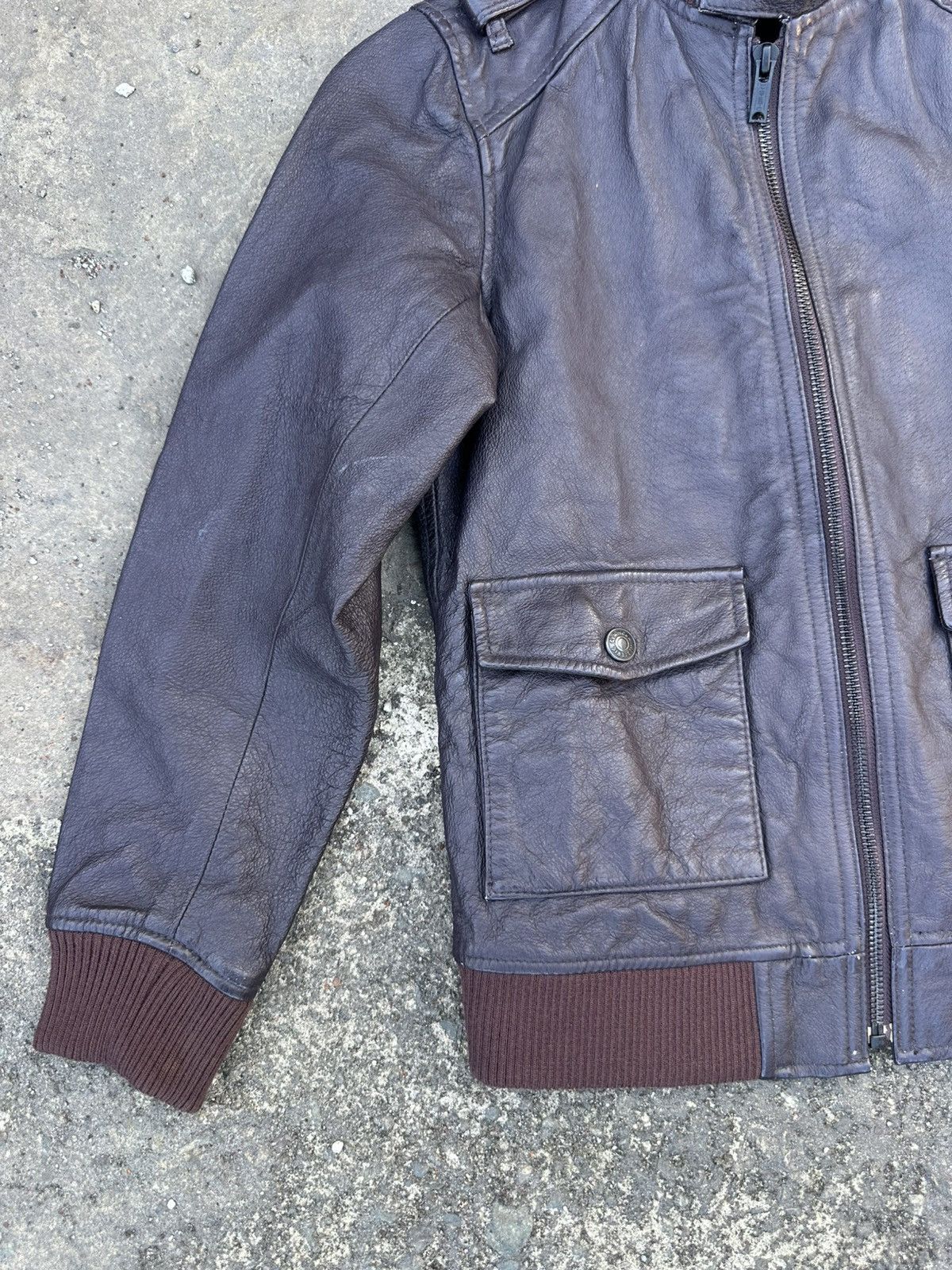 Hysteric Glamour Hysteric Glamour - Leather Flight/Bomber Jacket Size US L / EU 52-54 / 3 - 2 Thumbnail